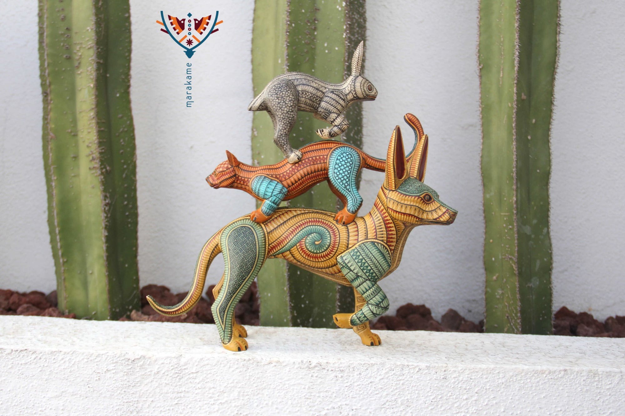 Alebrije - Tribu - Arte Huichol - Marakame