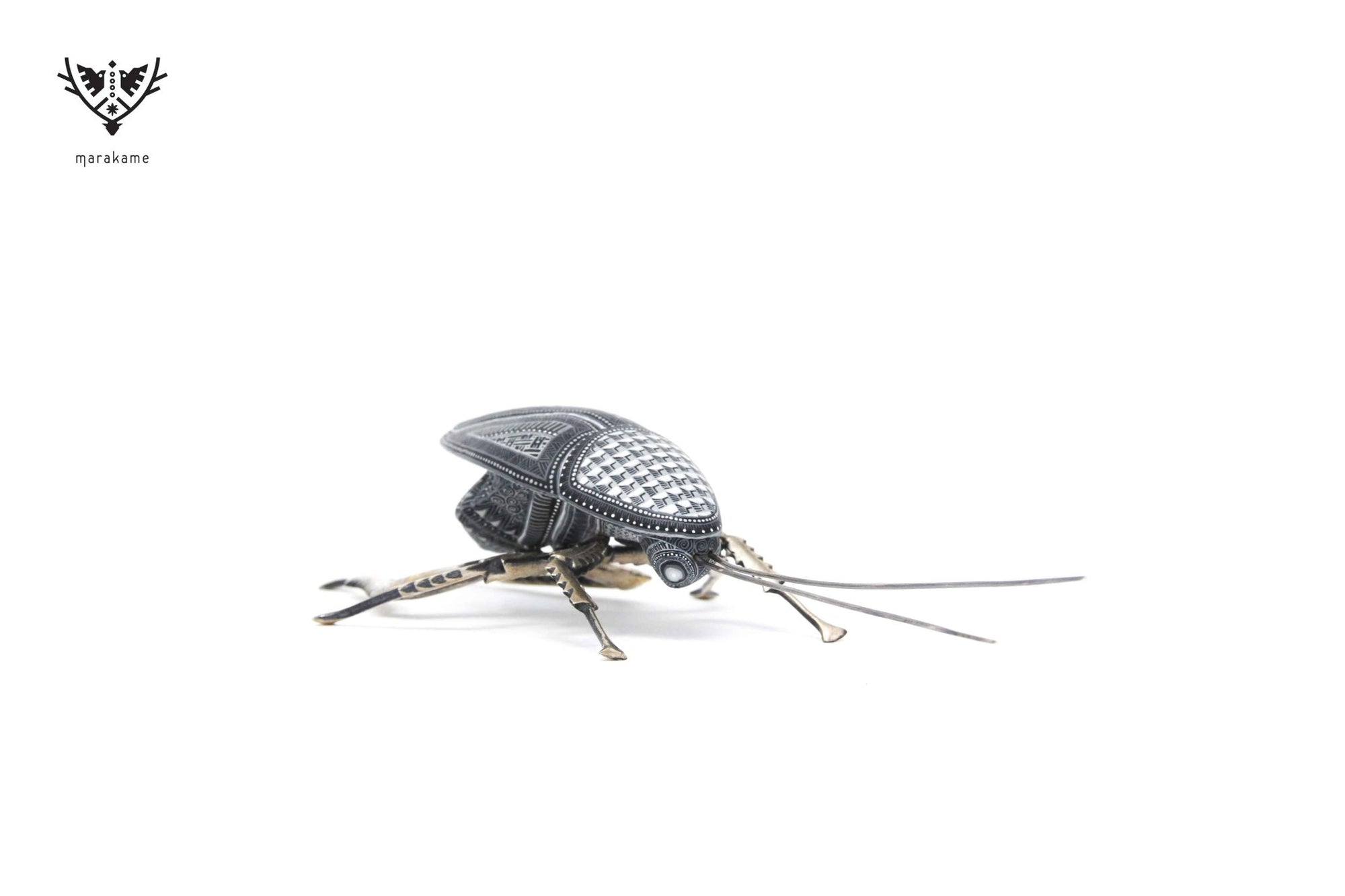 Cucaracha - Mani' naquichi' IV - Arte Huichol - Marakame