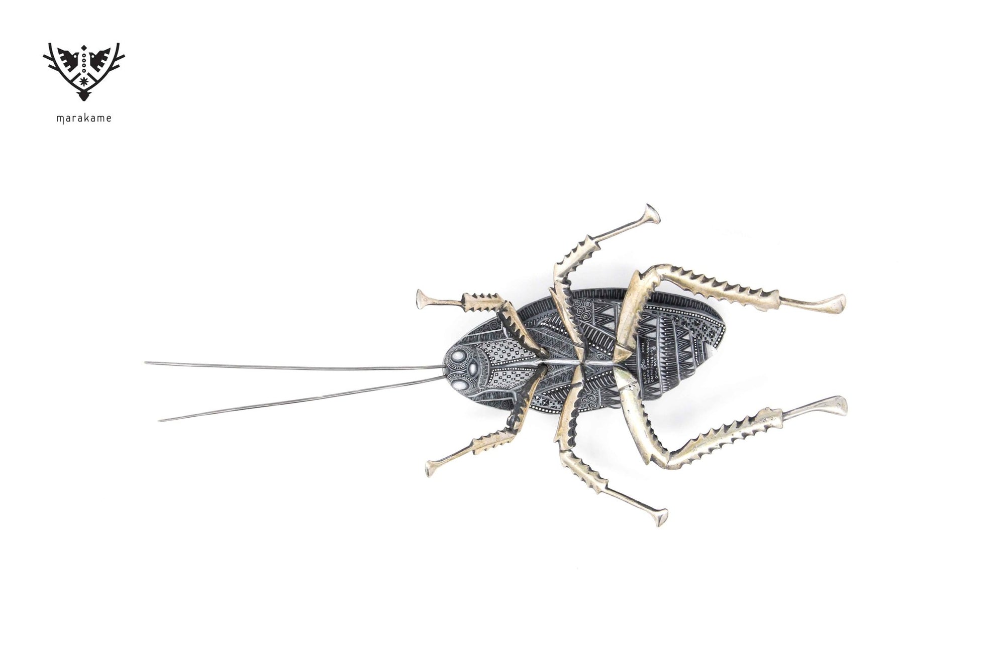 Cucaracha - Mani' naquichi' IV - Arte Huichol - Marakame