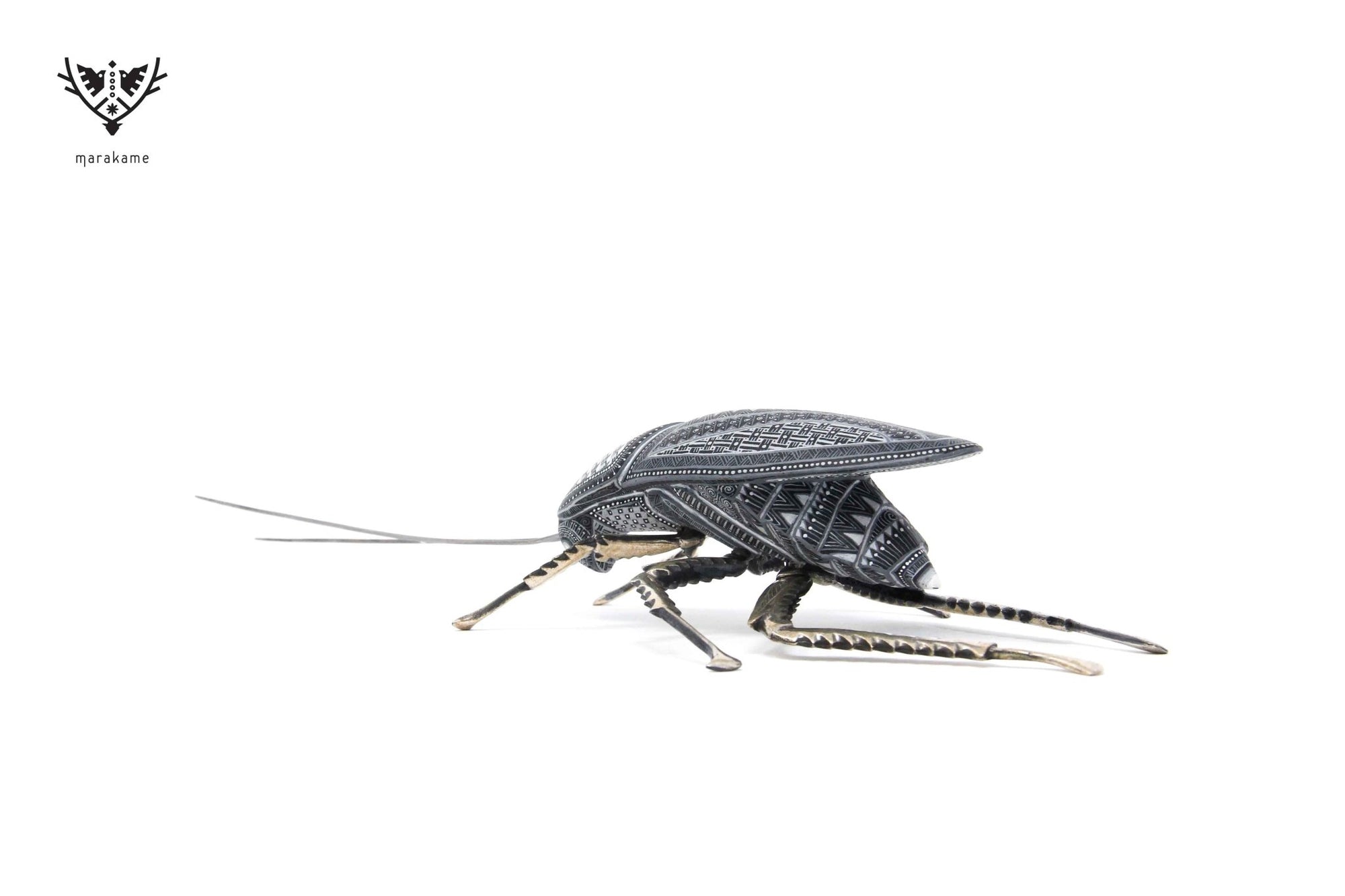 Cucaracha - Mani' naquichi' IV - Arte Huichol - Marakame