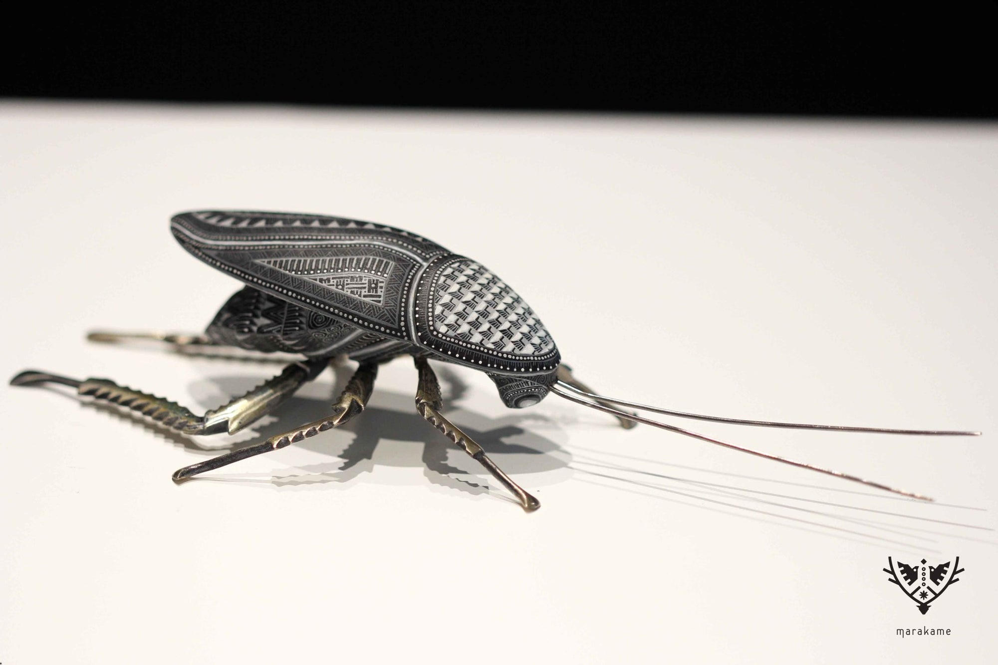 Cucaracha - Mani' naquichi' IV - Arte Huichol - Marakame