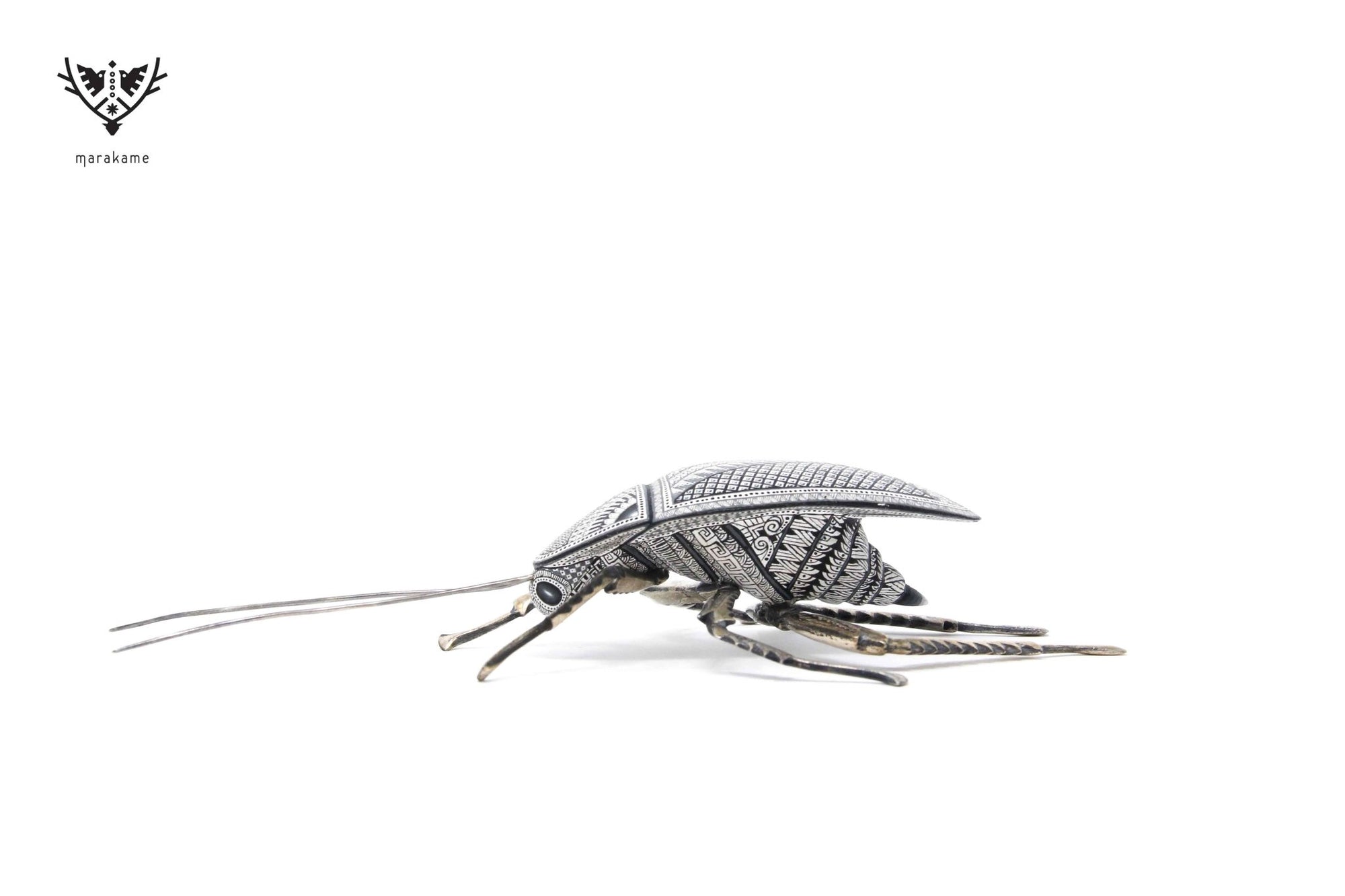 Cucaracha - Mani' naquichi' VII - Arte Huichol - Marakame
