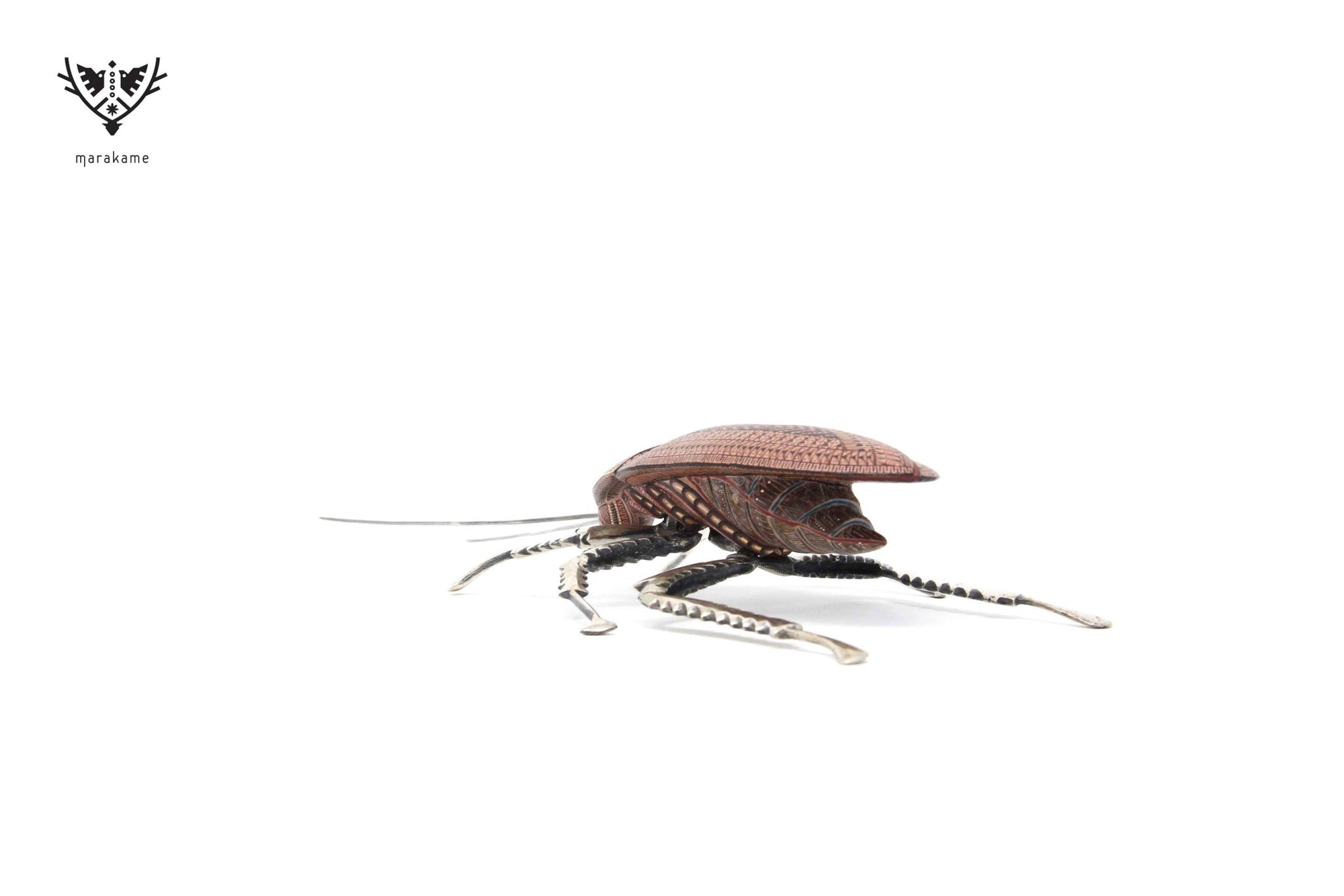Cucaracha - Mani' V - Arte Huichol - Marakame