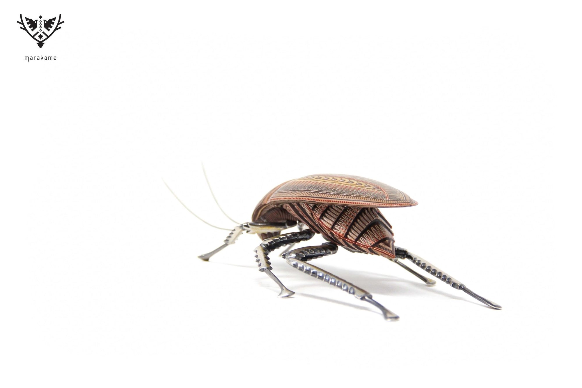 Cucaracha - Mani' XXI - Arte Huichol - Marakame