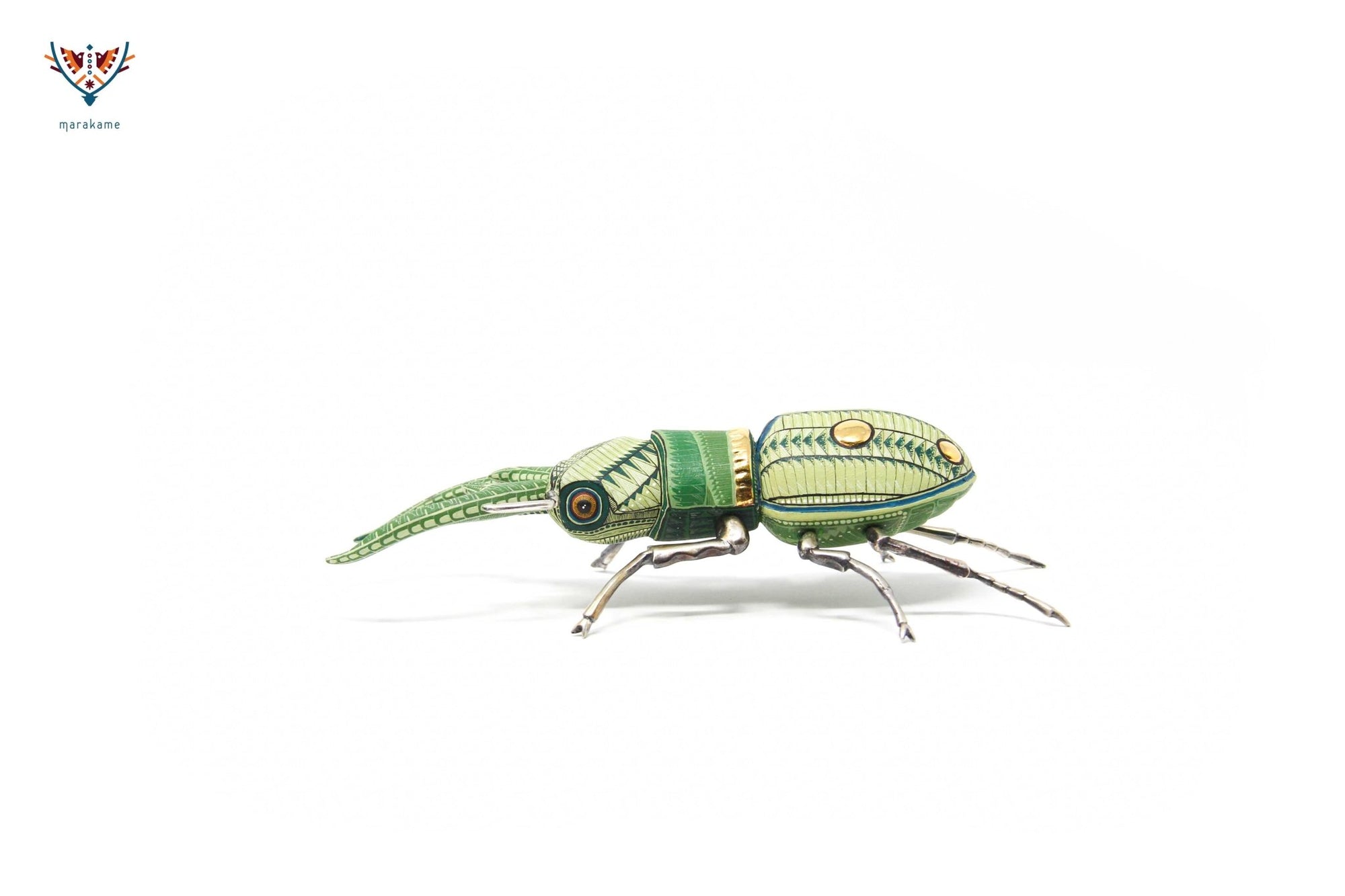 Escarabajo hembra - Witol yee V - Arte Huichol - Marakame