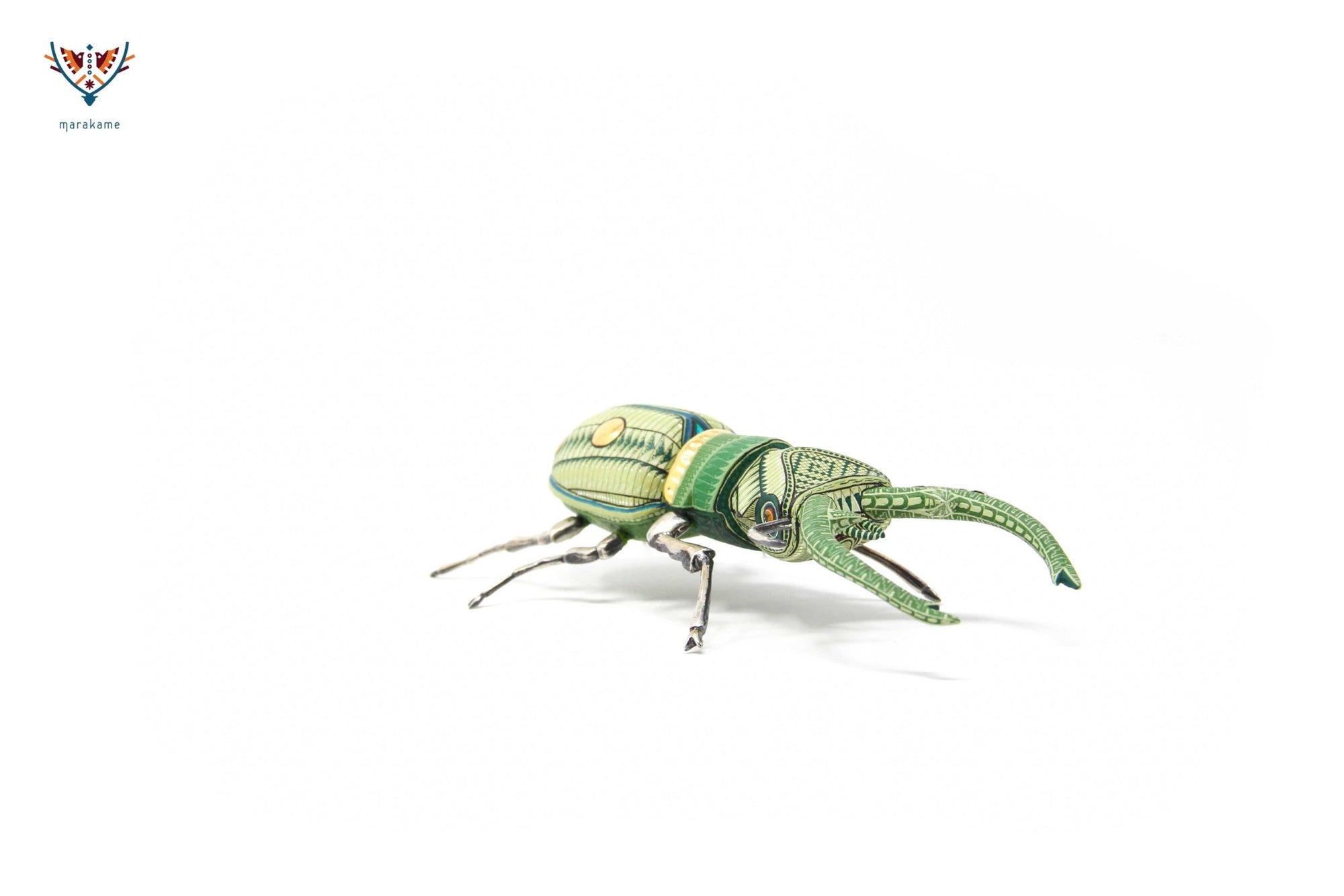 Escarabajo hembra - Witol yee V - Arte Huichol - Marakame