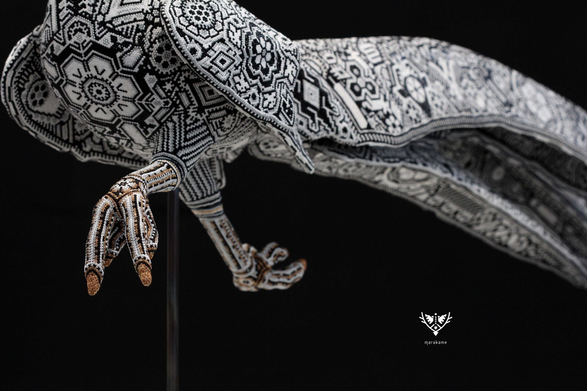 Escultura Arte Huichol - Correcaminos I - Arte Huichol - Marakame