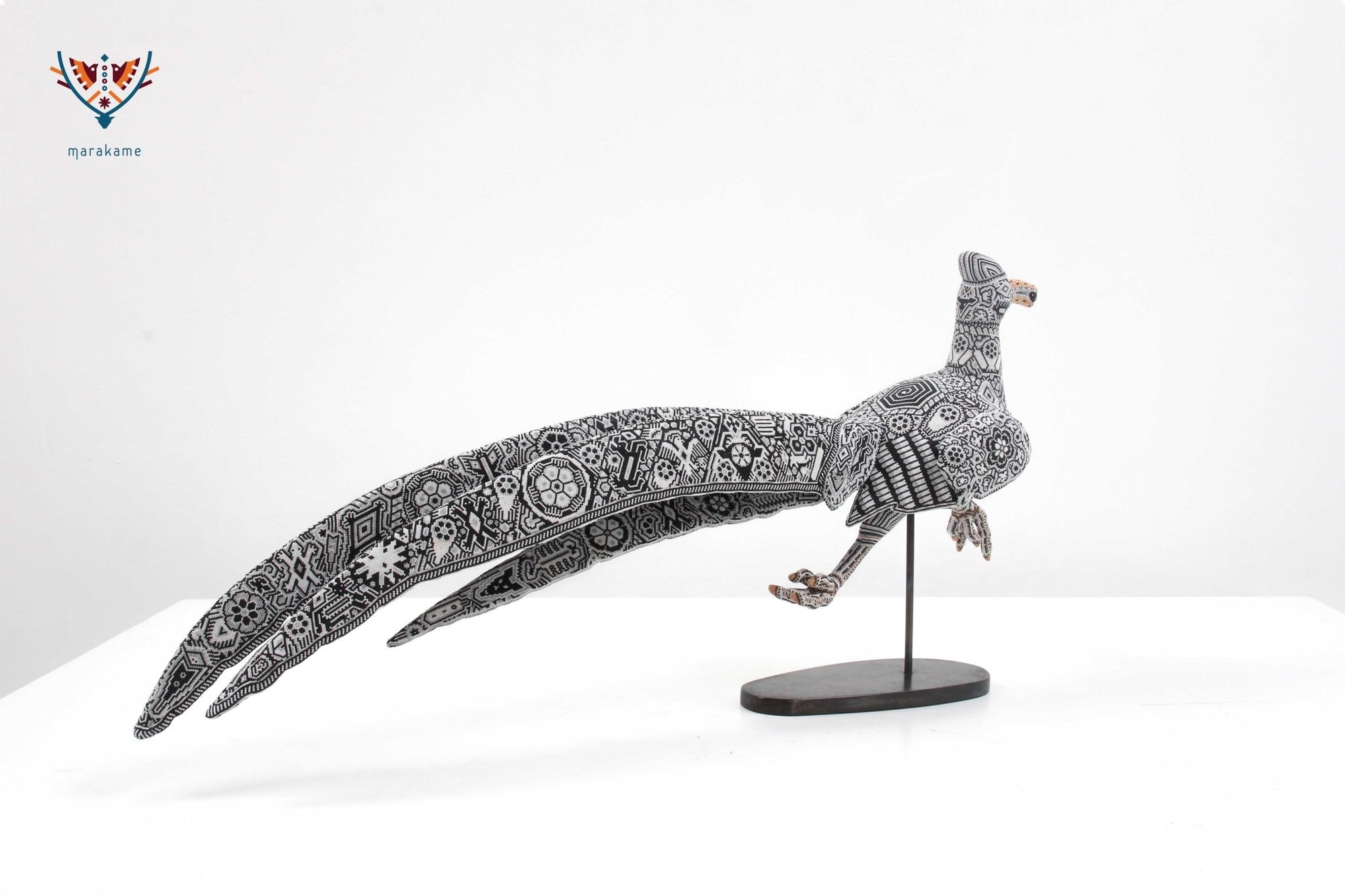 Escultura Arte Huichol - Correcaminos I - Arte Huichol - Marakame