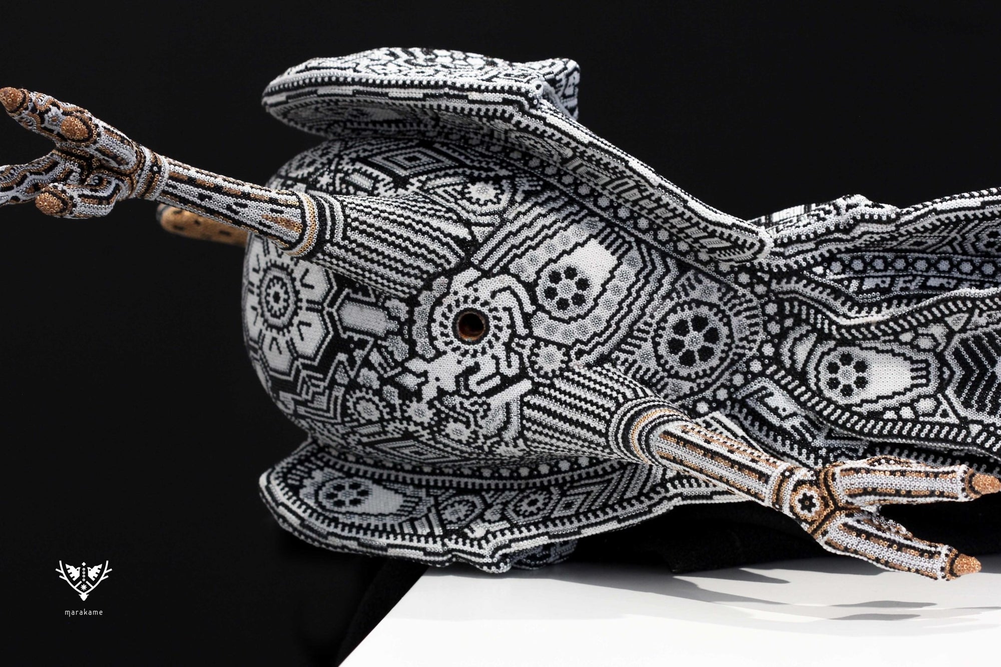 Escultura Arte Huichol - Correcaminos I - Arte Huichol - Marakame