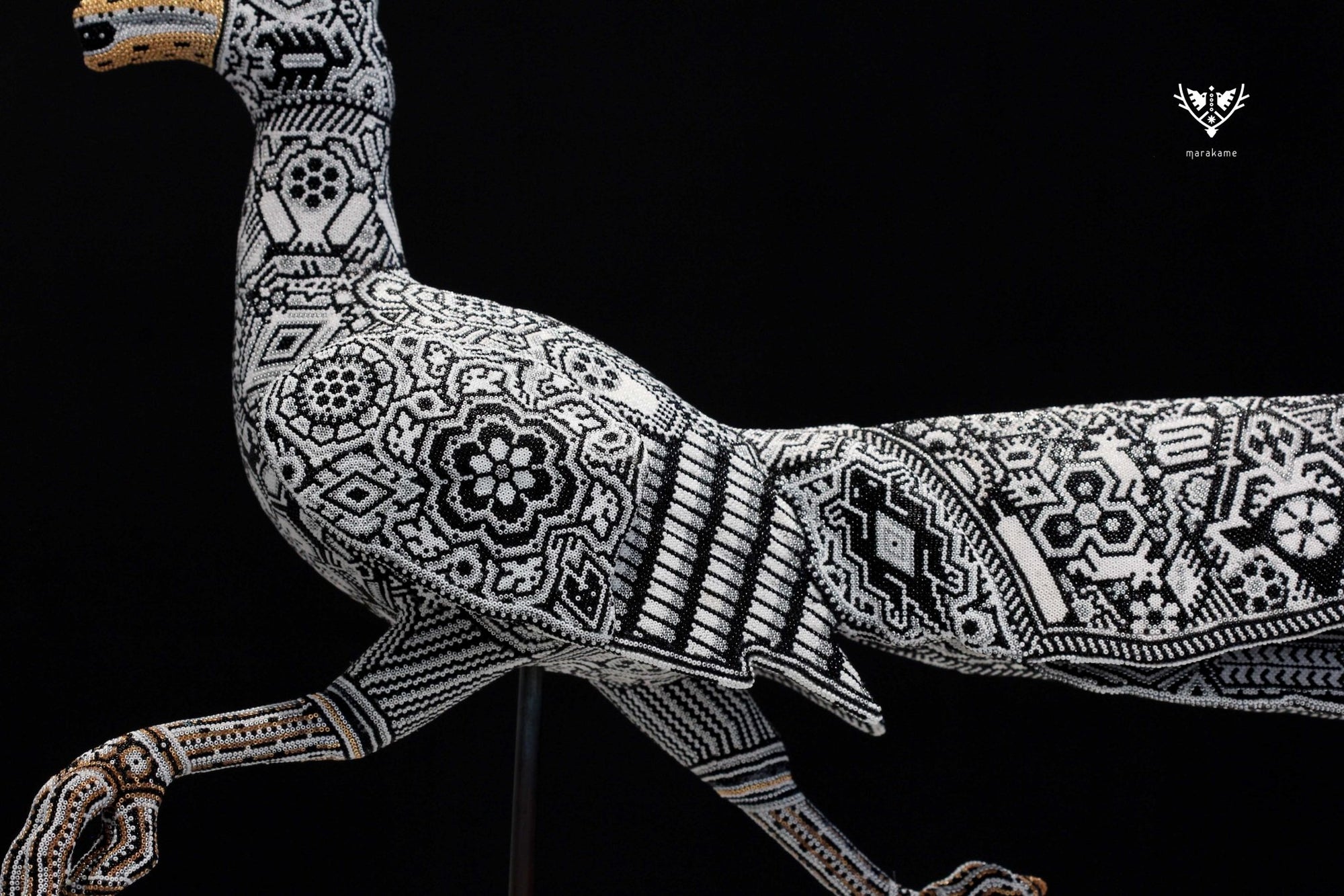 Escultura Arte Huichol - Correcaminos I - Arte Huichol - Marakame