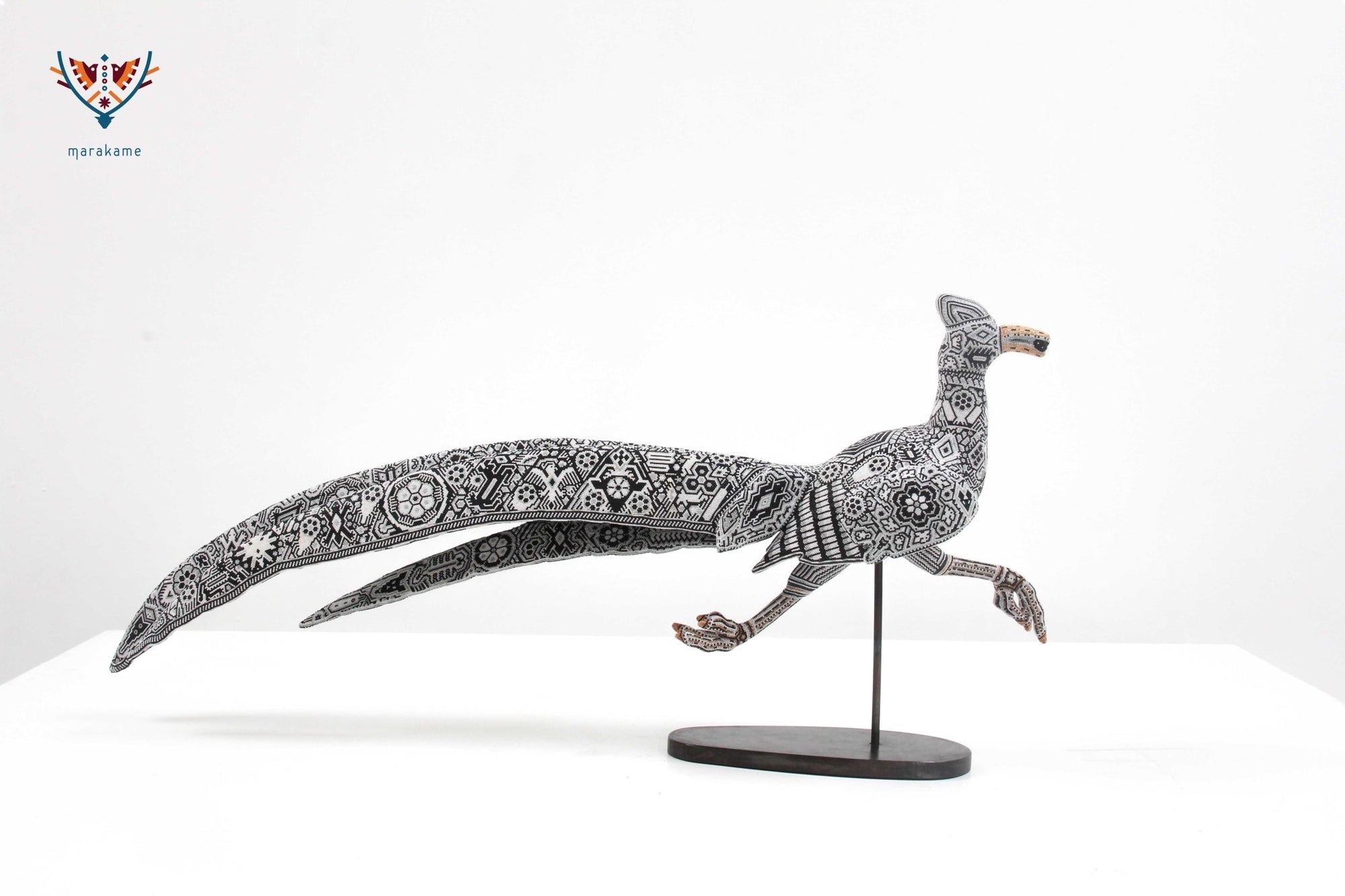 Escultura Arte Huichol - Correcaminos I - Arte Huichol - Marakame