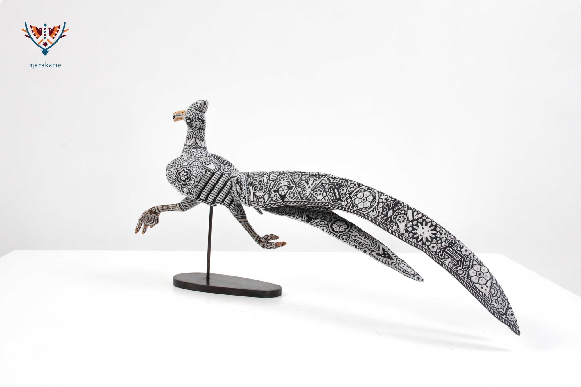 Escultura Arte Huichol - Correcaminos I - Arte Huichol - Marakame