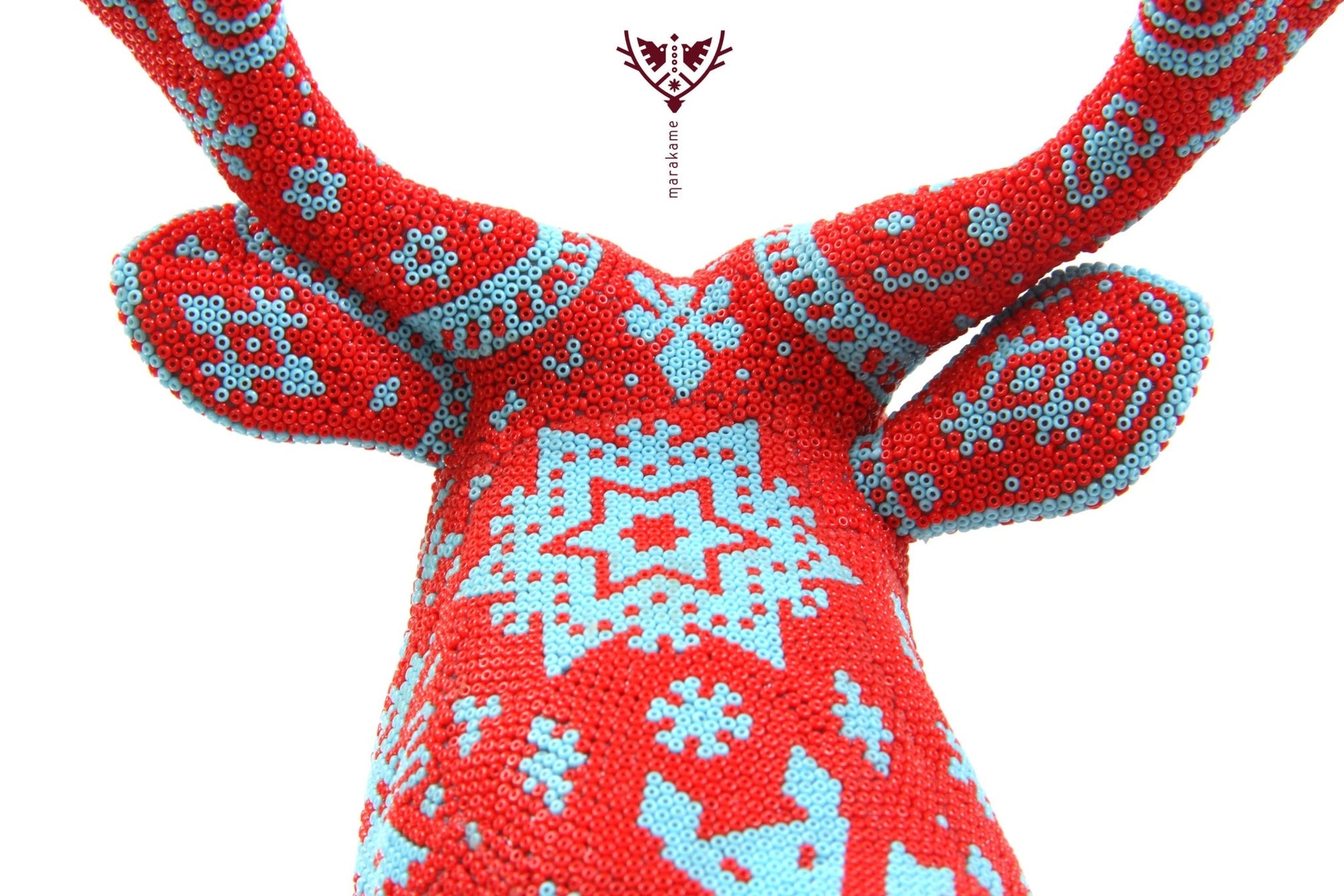 Escultura Arte Huichol - Venado Maxa kuaxi - Arte Huichol - Marakame