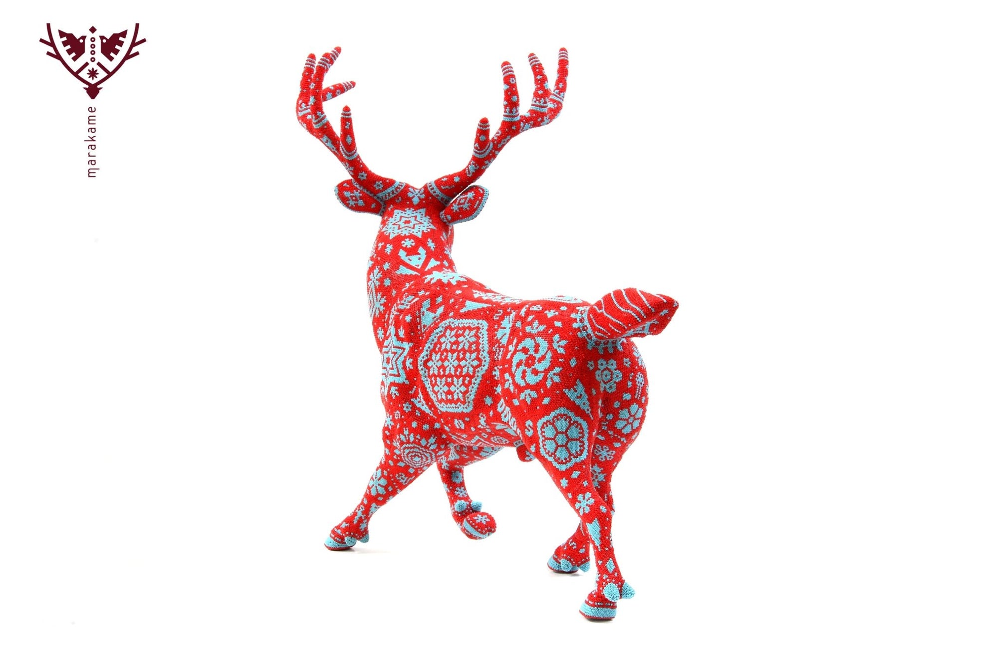 Escultura Arte Huichol - Venado Maxa kuaxi - Arte Huichol - Marakame