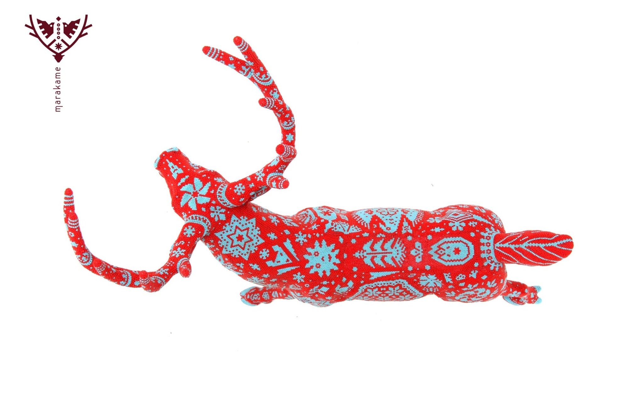 Escultura Arte Huichol - Venado Maxa kuaxi - Arte Huichol - Marakame