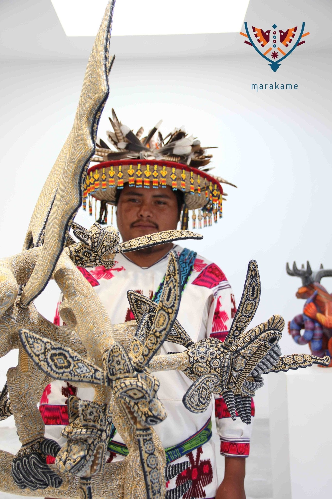 Escultura huichol - Tatewari - Arte Huichol - Marakame