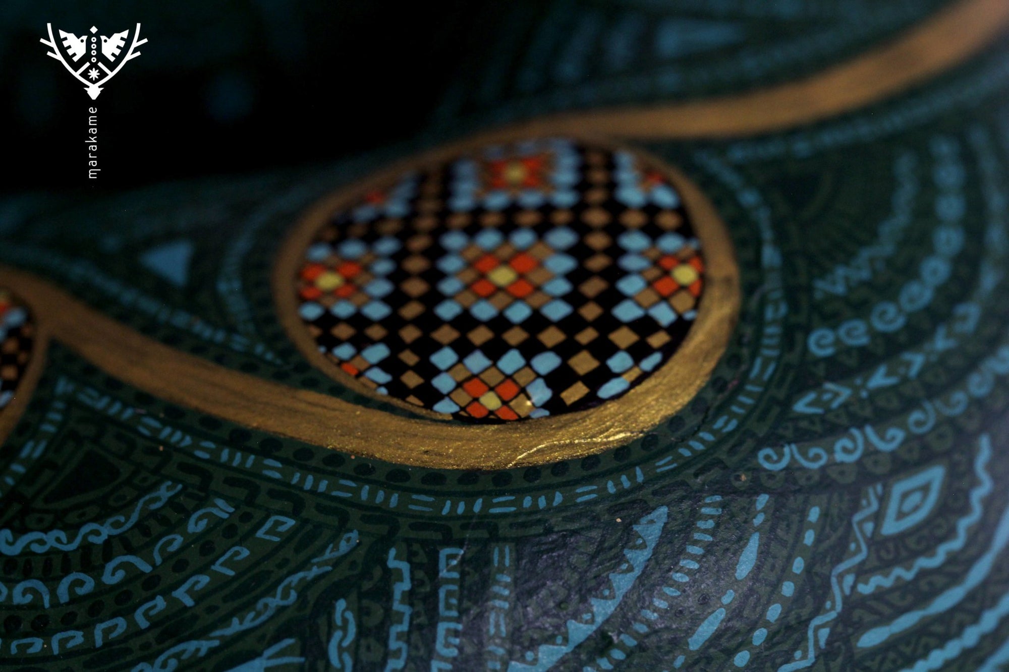 Nahual - Hombre Serpiente - Arte Huichol - Marakame