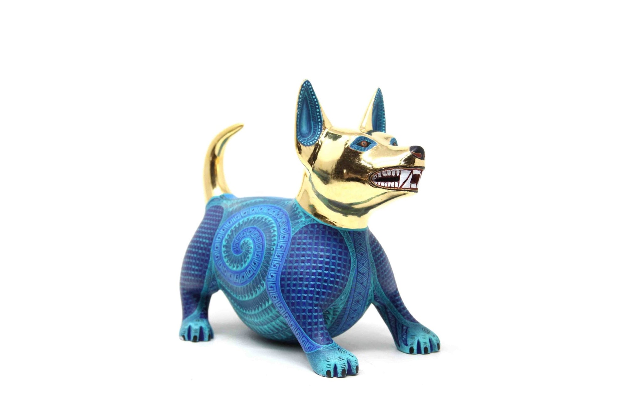 Preventa - Alebrije - Perro Tlalchichi III - Arte Huichol - Marakame