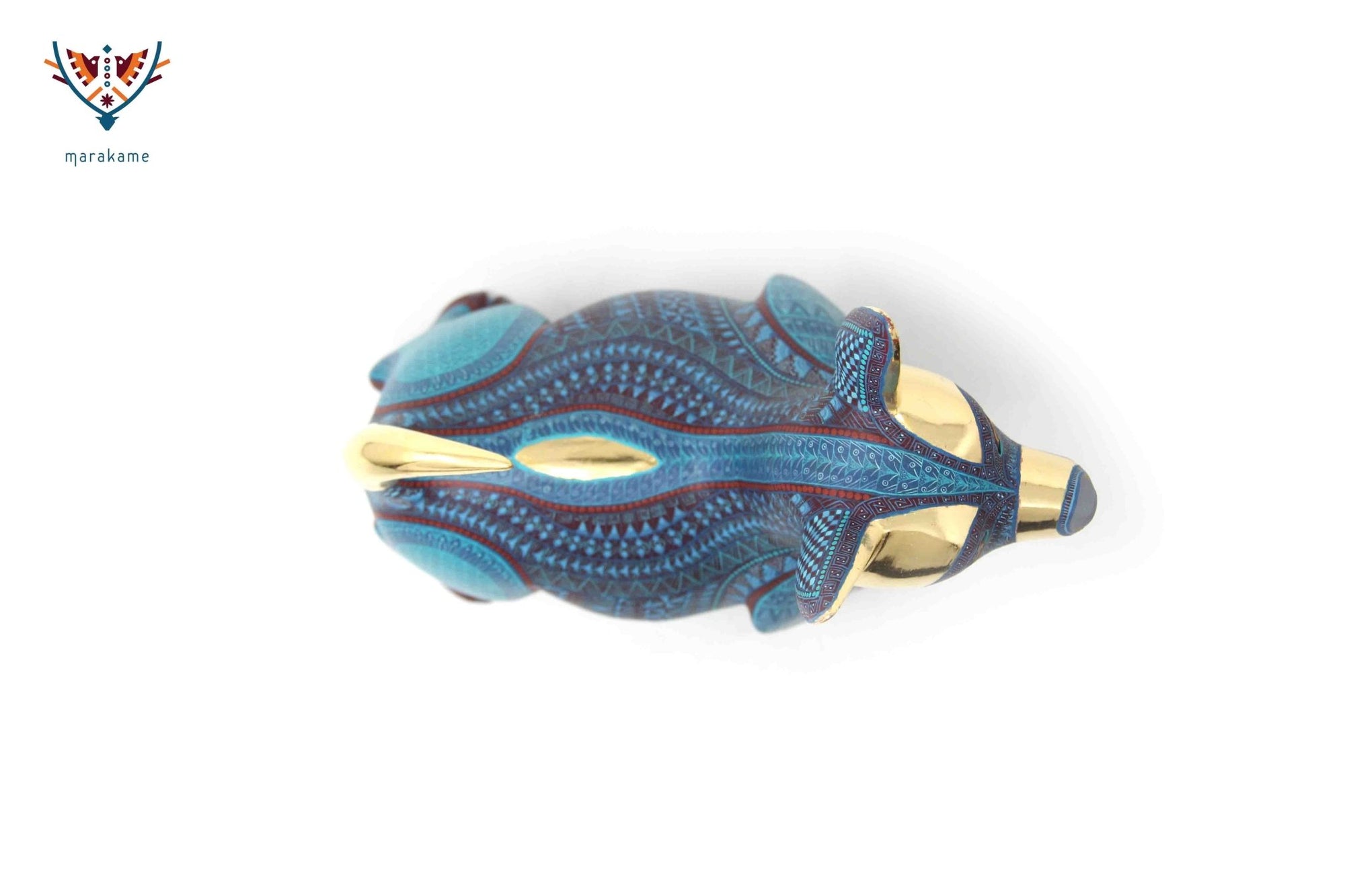 Preventa - Alebrije - Perro Tlalchichi VII - Arte Huichol - Marakame