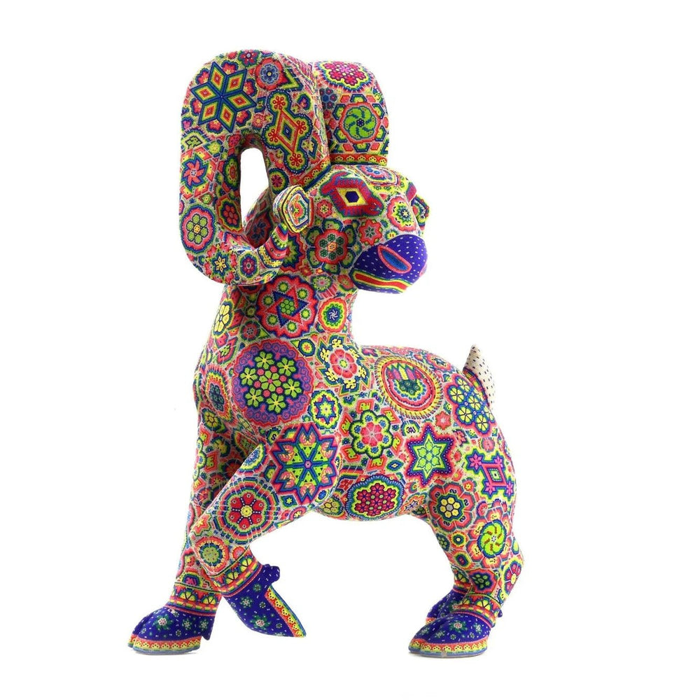 Cultural fusion "Zapotec-Wixárika" - Huichol Art - Marakame