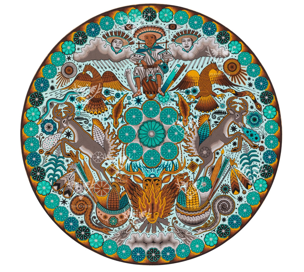 Wirikuta mieme - Huichol Art - Marakame