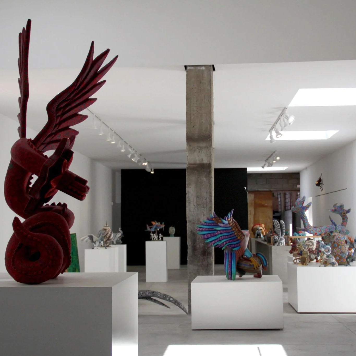 Kunstgalerie mehrere Stücke Mexiko