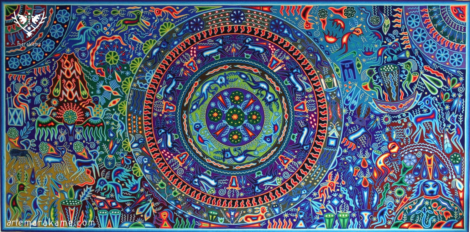 Verkaufte Stücke - Garn und Chaquira Nierikas - Huichol Art - Marakame