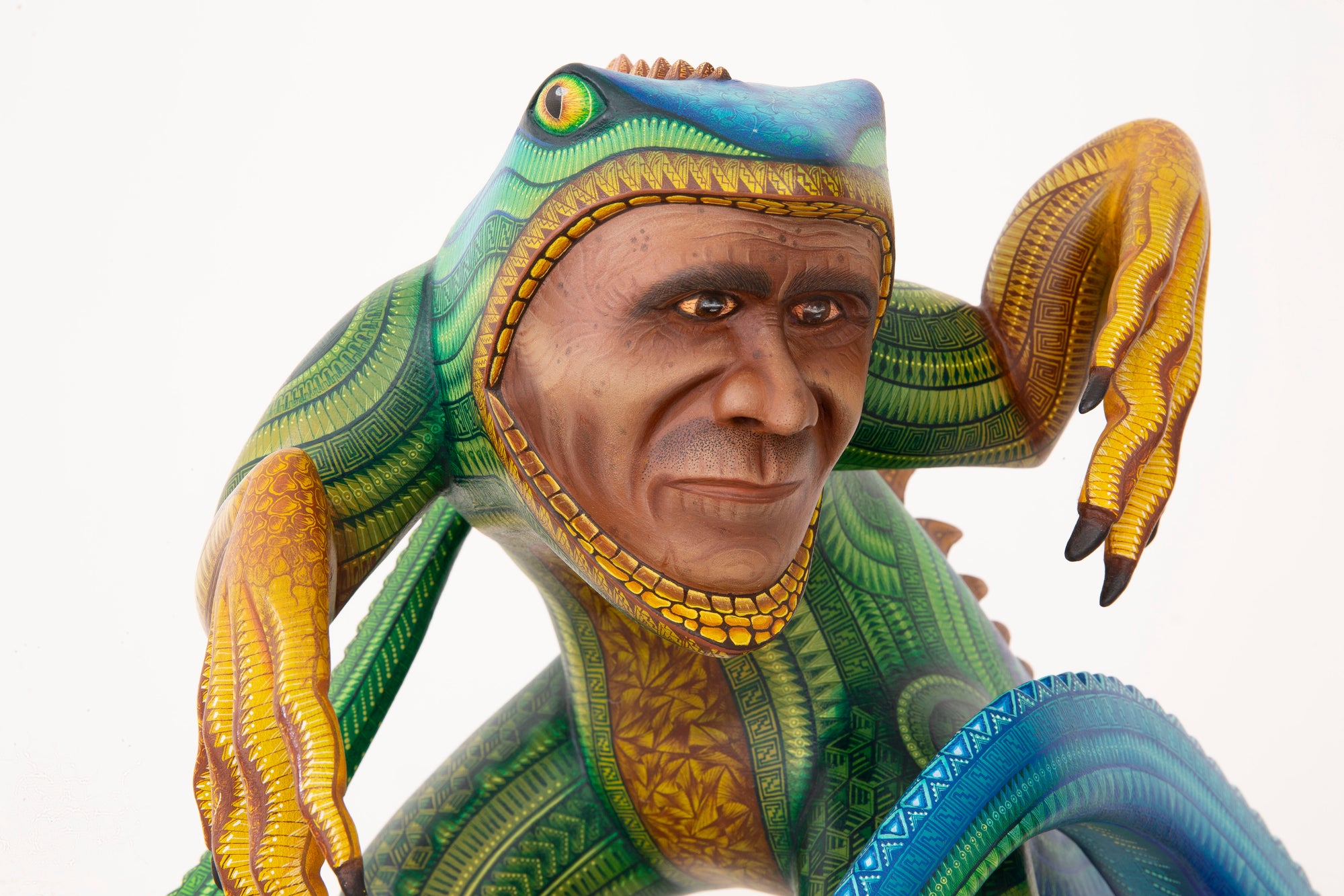 Alebrije - Nahual Iguana - Guardián de la transformación