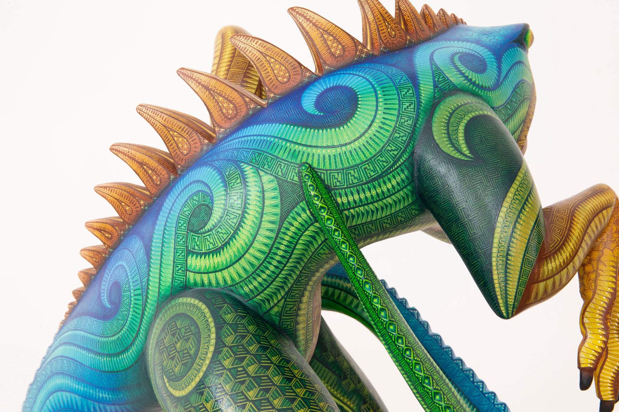 Alebrije - Nahual Iguana - Guardián de la transformación