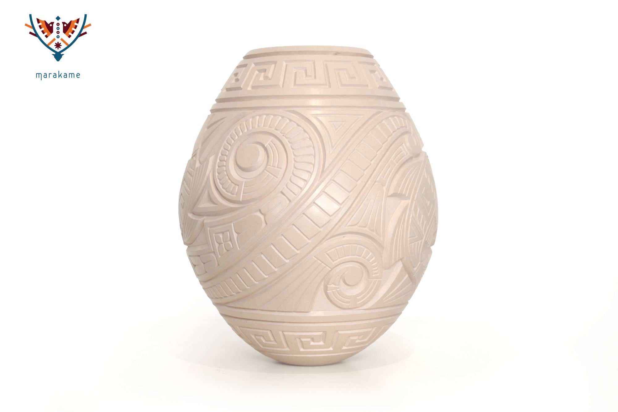 Cerámica de Mata Ortiz - Peces blancos