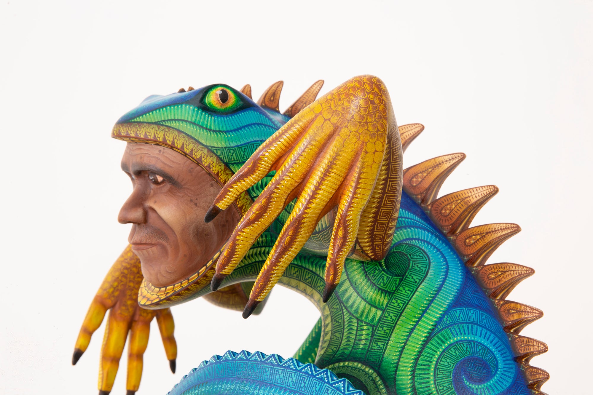 Alebrije - Nahual Iguana - Guardián de la transformación