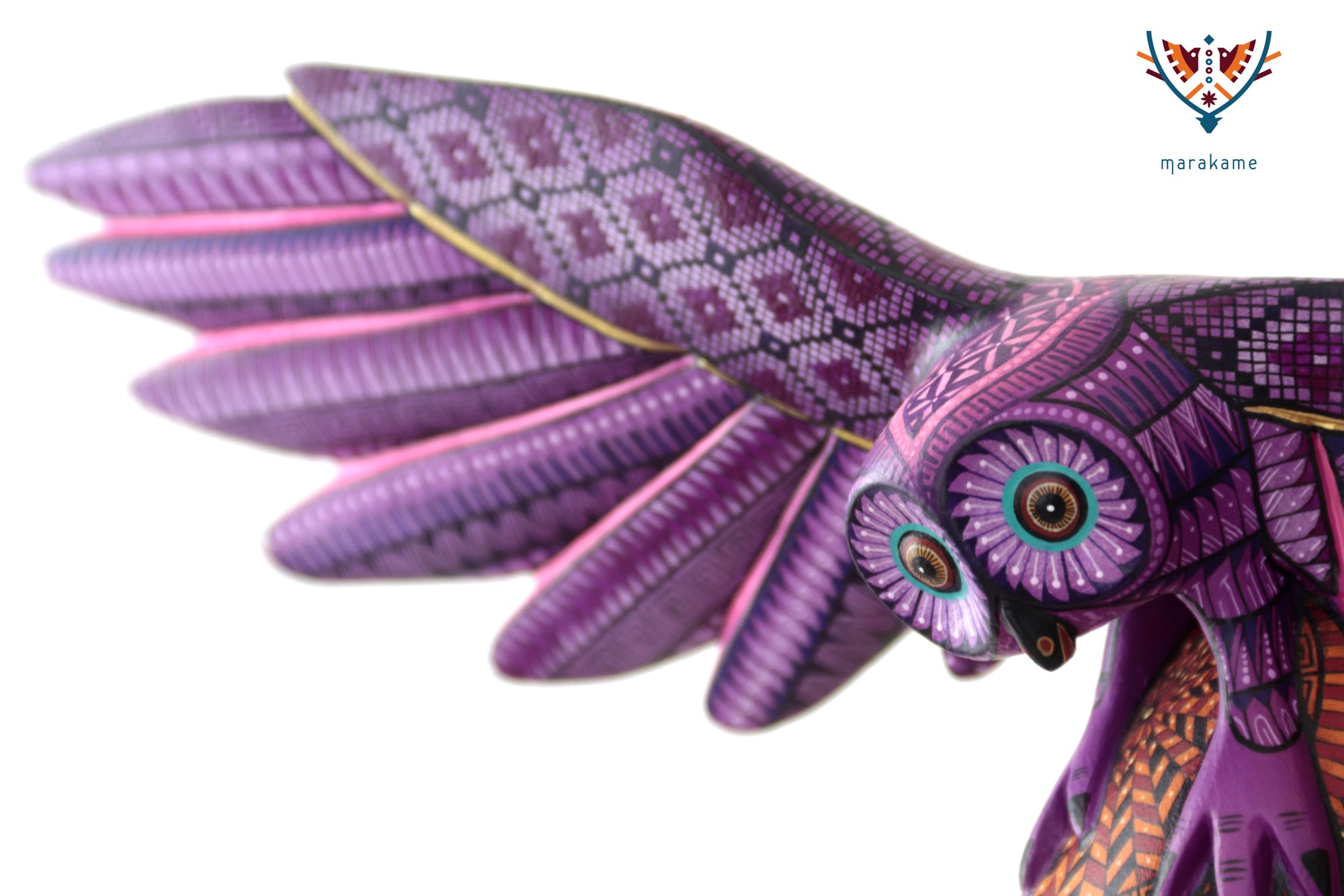 Alebrije - Armadillo con lechuza e iguana: los habitantes del sueño