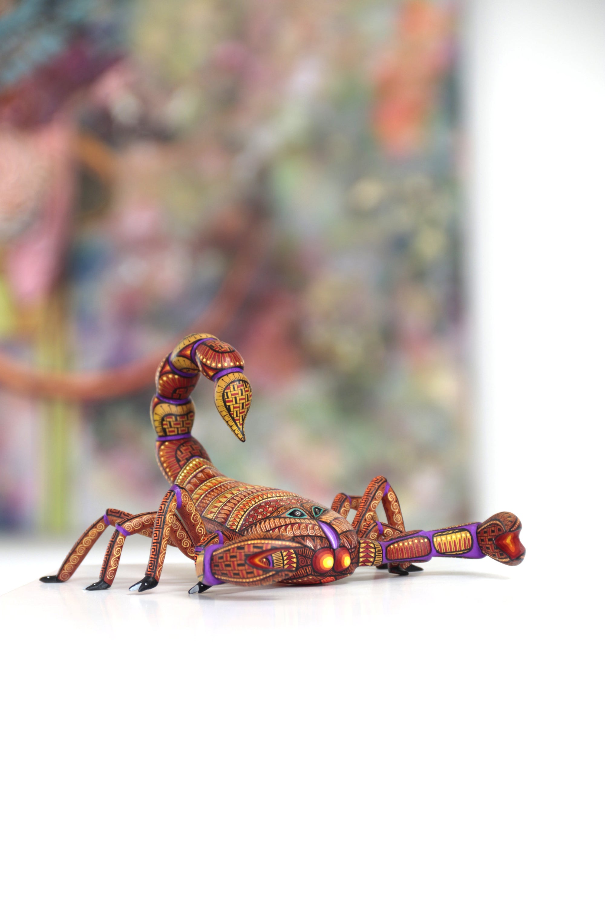 Alebrije - Escorpión Carmesí pequeño
