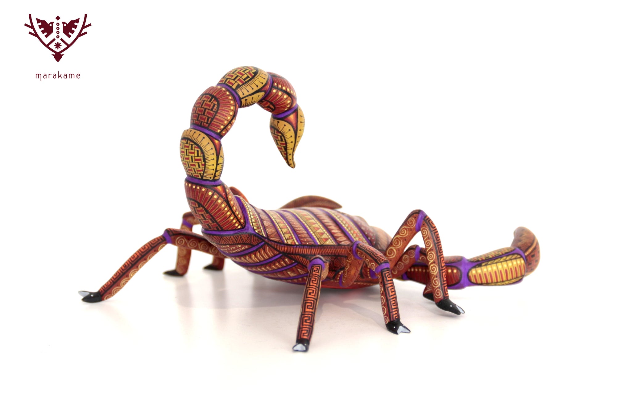 Alebrije - Escorpión Carmesí pequeño