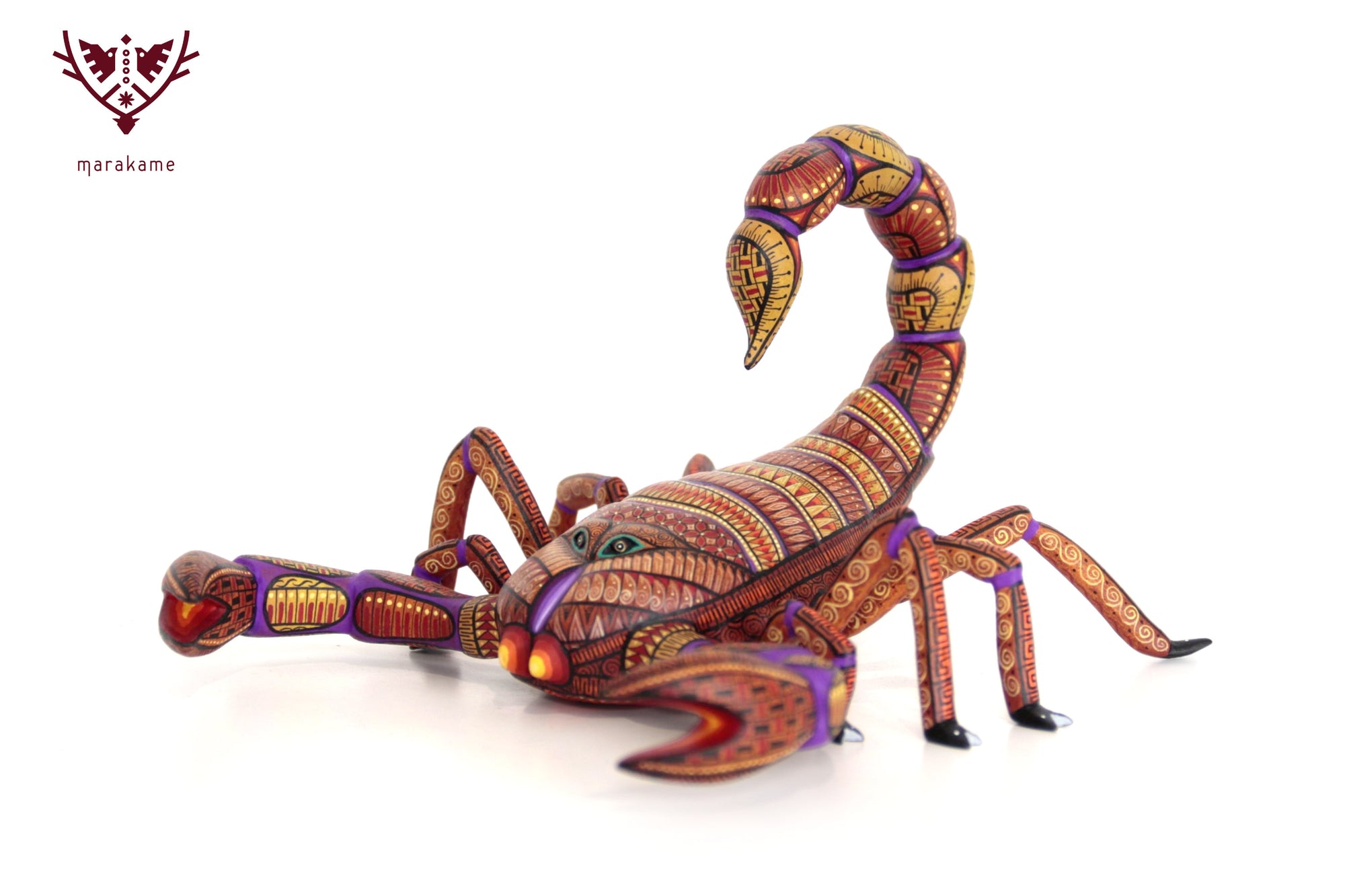 Alebrije - Escorpión Carmesí pequeño