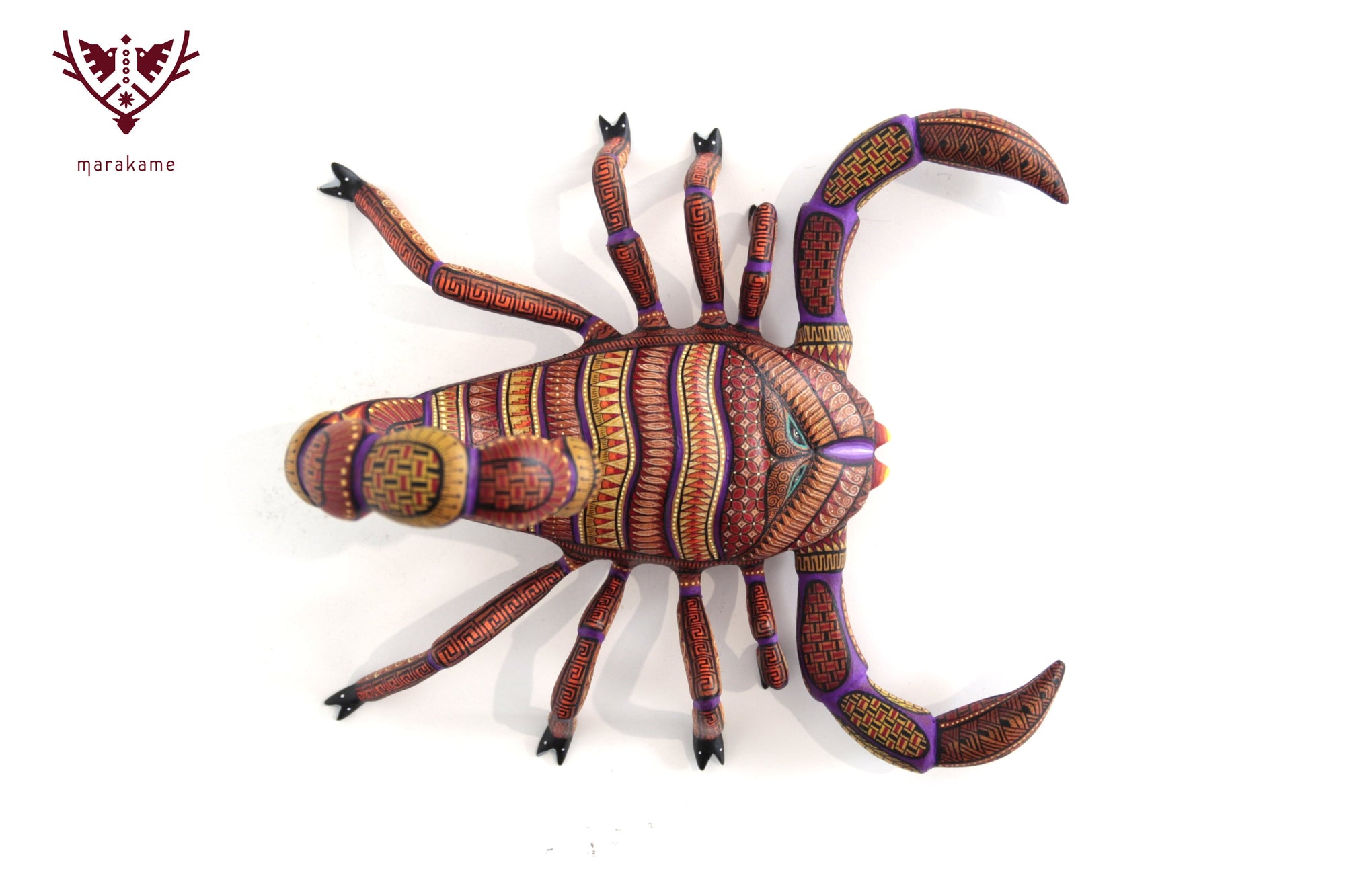 Alebrije - Escorpión Carmesí pequeño