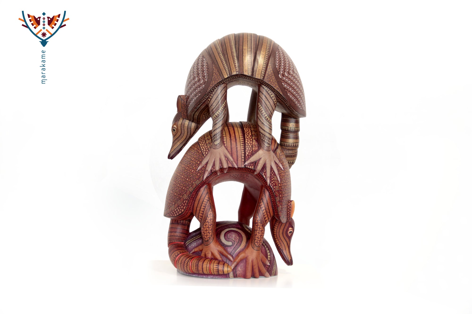 Alebrije - Armadillos sobre Roca