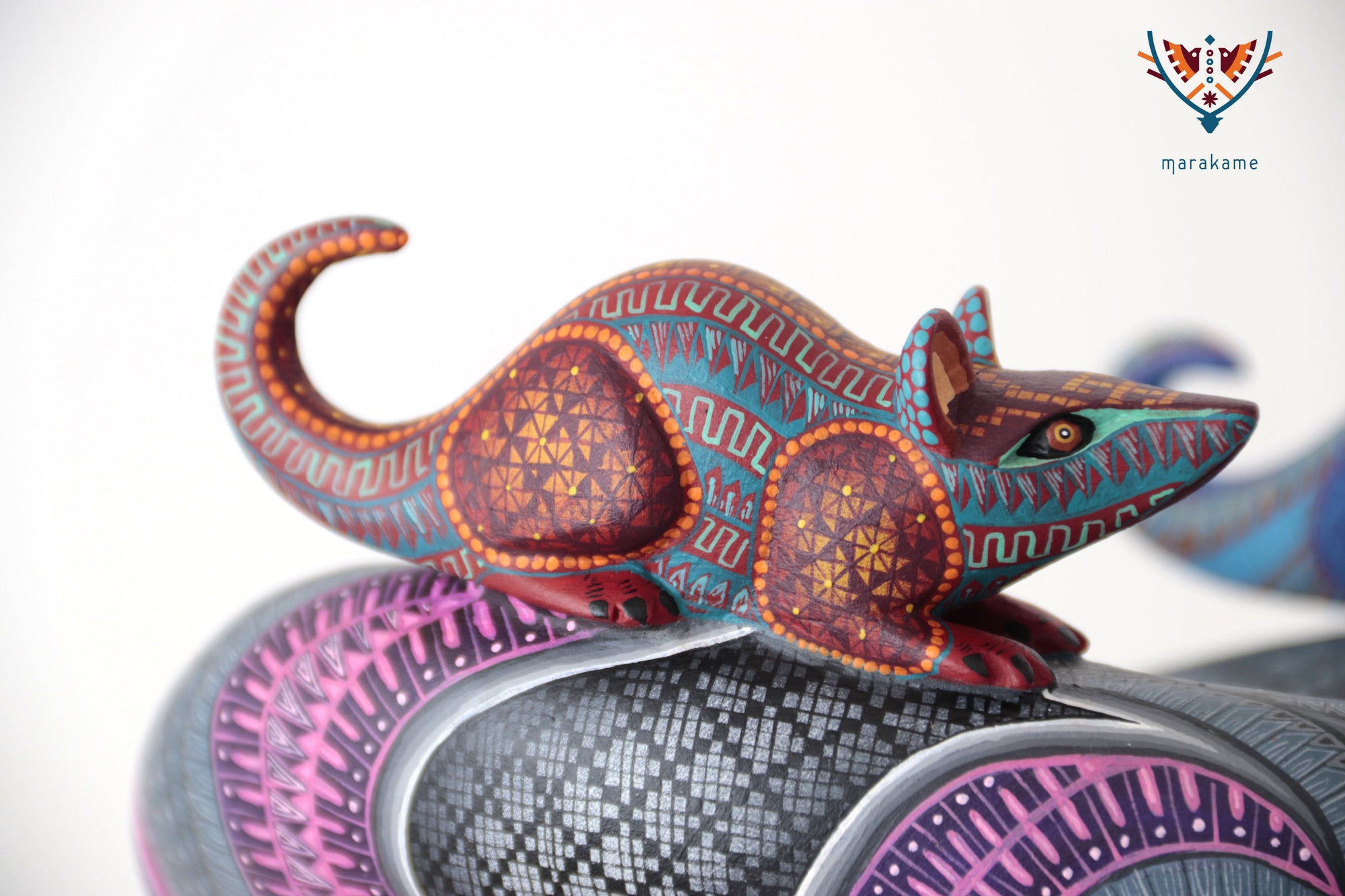 Alebrije - Tlacuacha con crías: los hijos de la noche