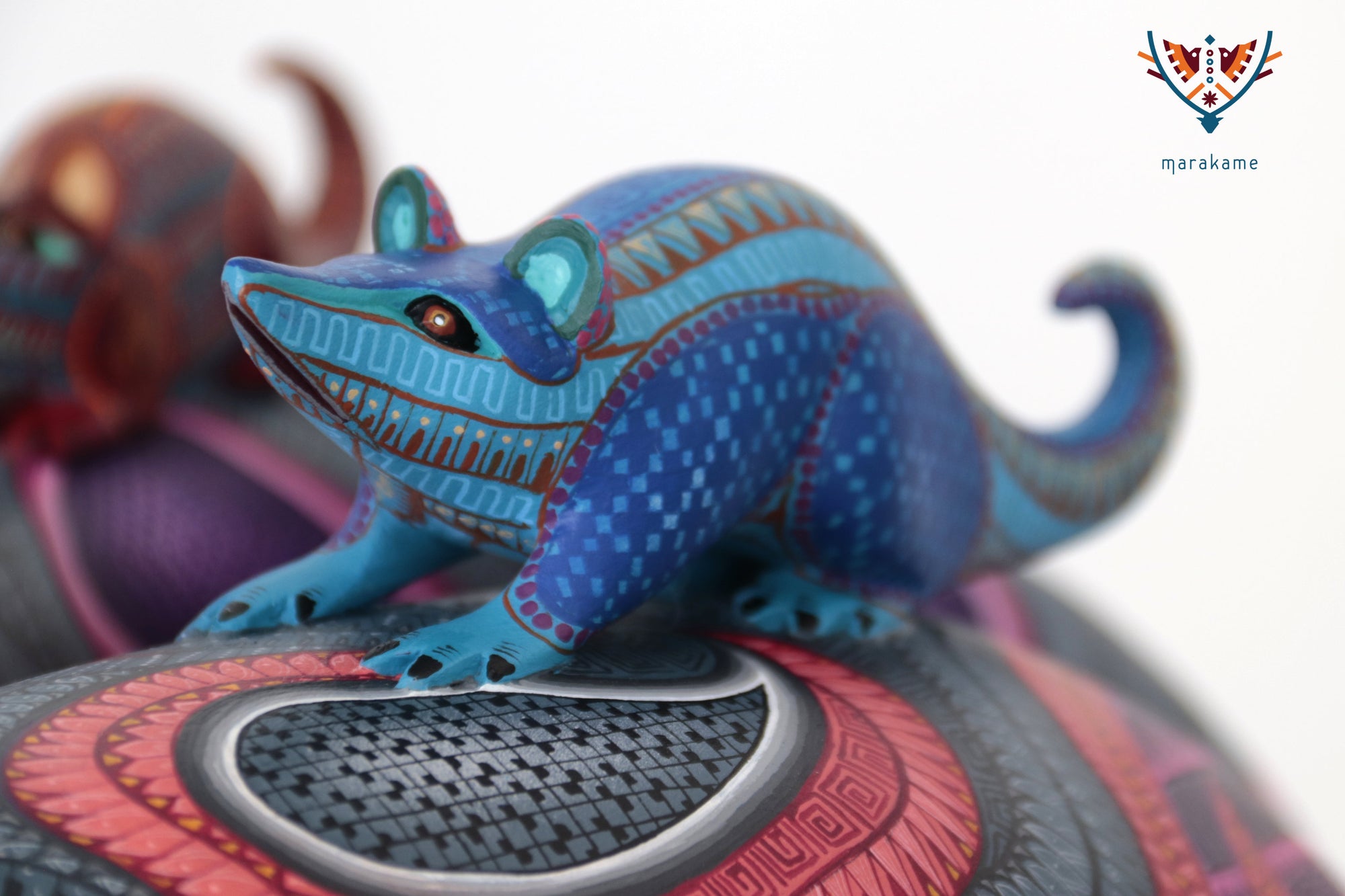Alebrije - Tlacuacha con crías: los hijos de la noche