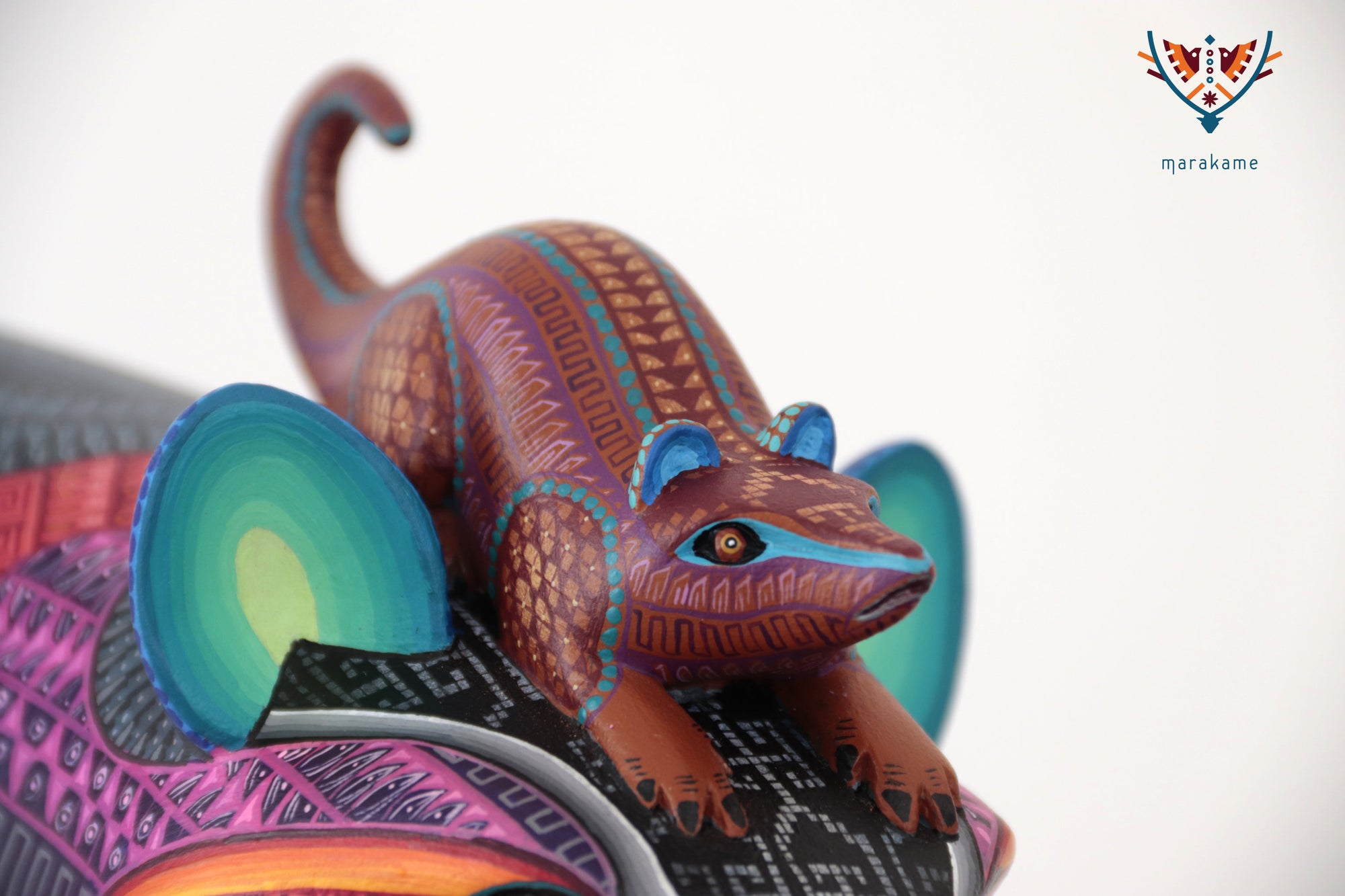 Alebrije - Tlacuacha con crías: los hijos de la noche