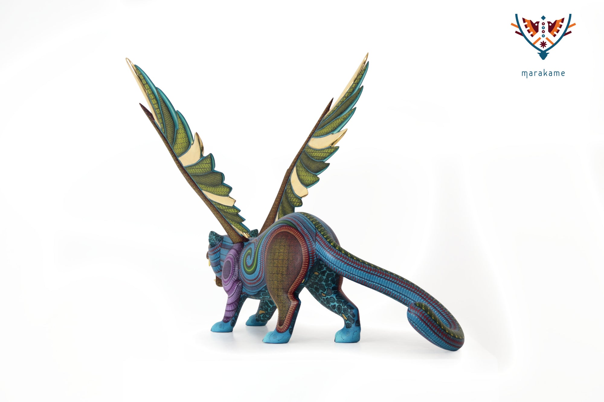 Alebrije Jaguar alado - Guendaró Nisaa “Trueno y Viento”