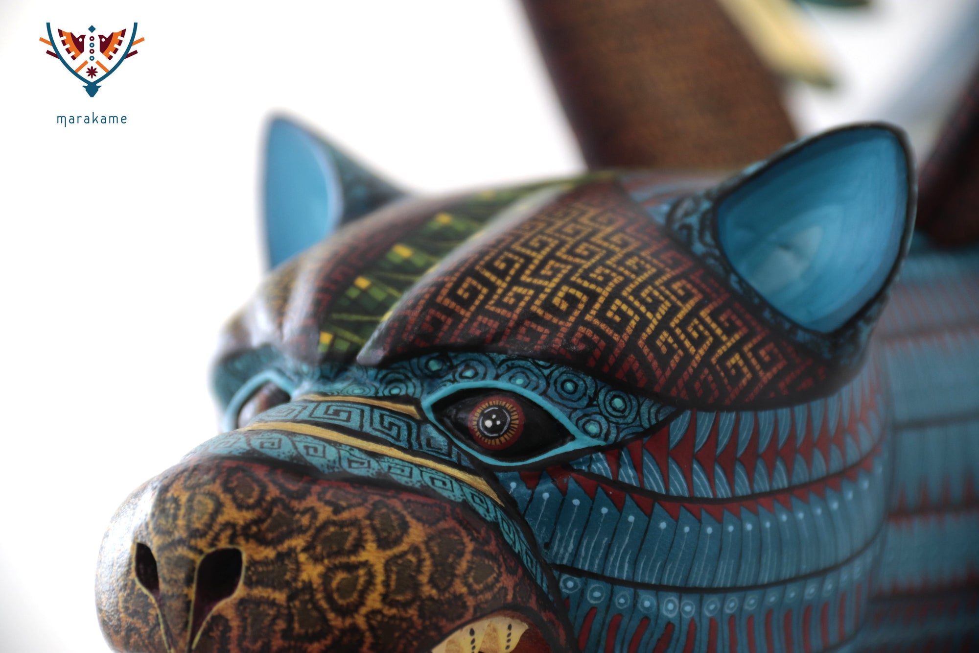 Alebrije Jaguar alado - Guendaró Nisaa “Trueno y Viento”
