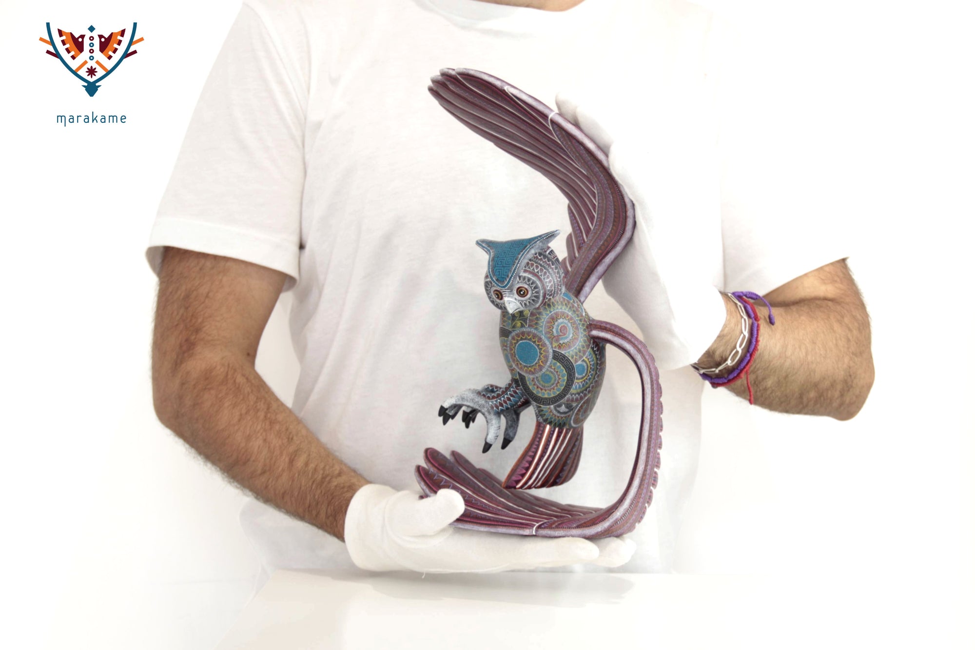 Alebrije - Offenflügel-Eule