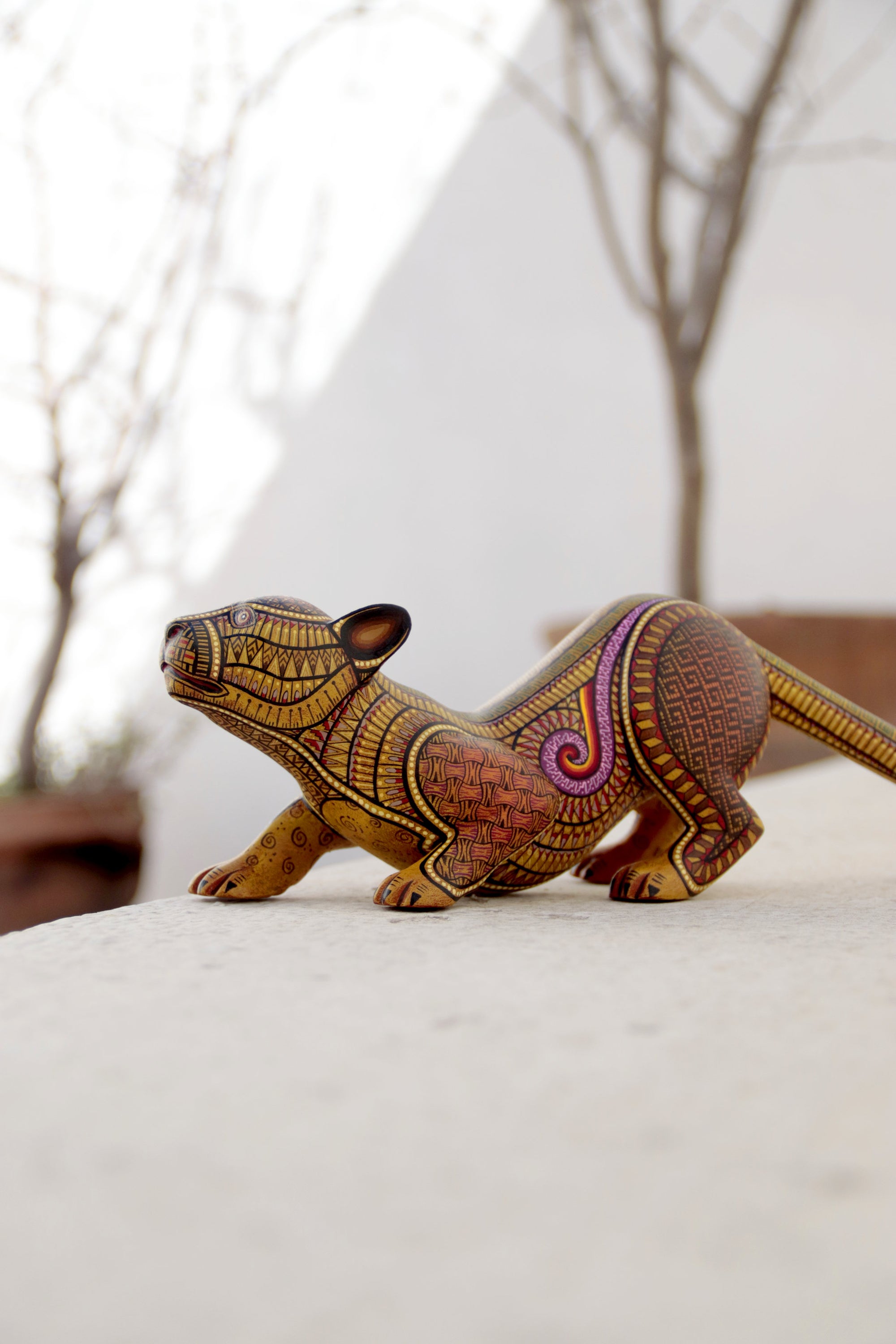 Alebrije Jaguar - Guardían del Fuego Ancestral