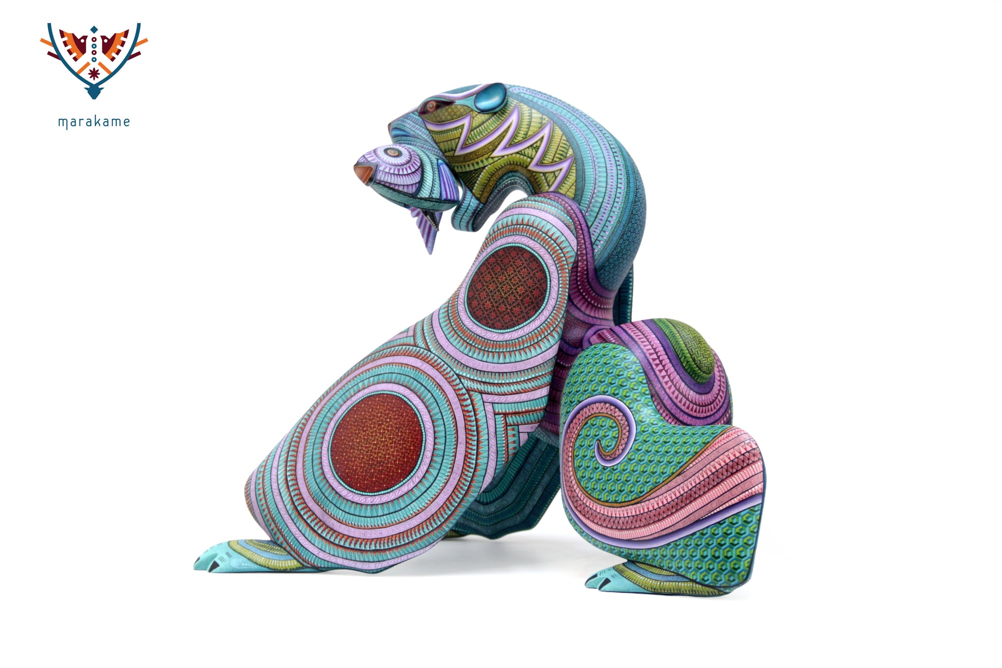 Alebrije – Oso Ancestral Zapoteca – Memoria Encarnada de la Tierra