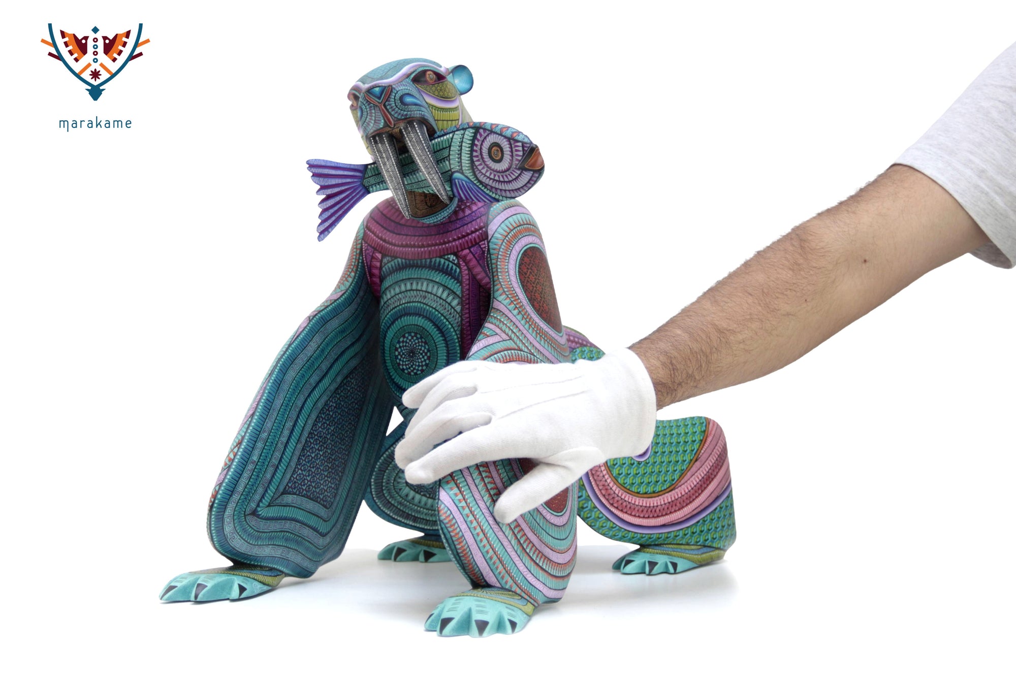 Alebrije – Oso Ancestral Zapoteca – Memoria Encarnada de la Tierra