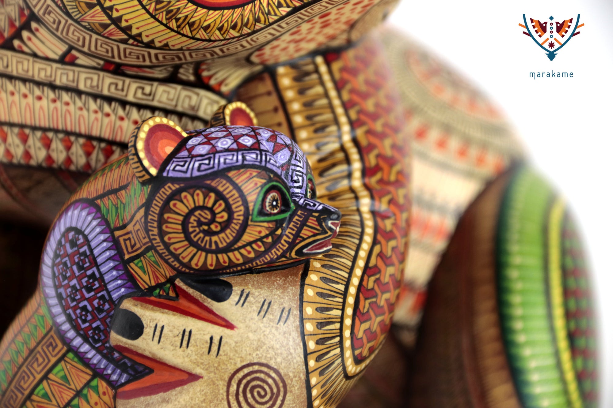 Alebrije – Oso con Cría – El Cuerpo como Refugio Ancestral