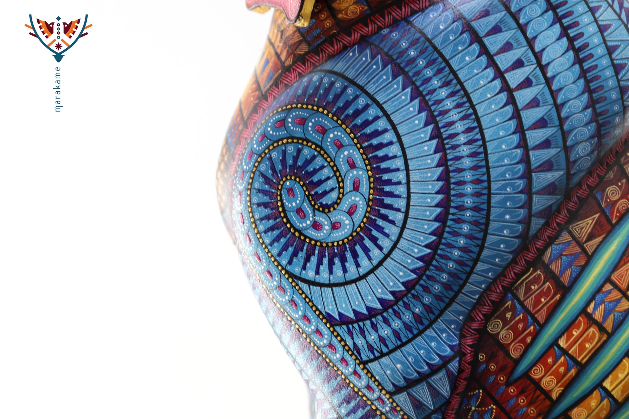 Alebrije - Perro zapoteca en espera - Collar personalizable