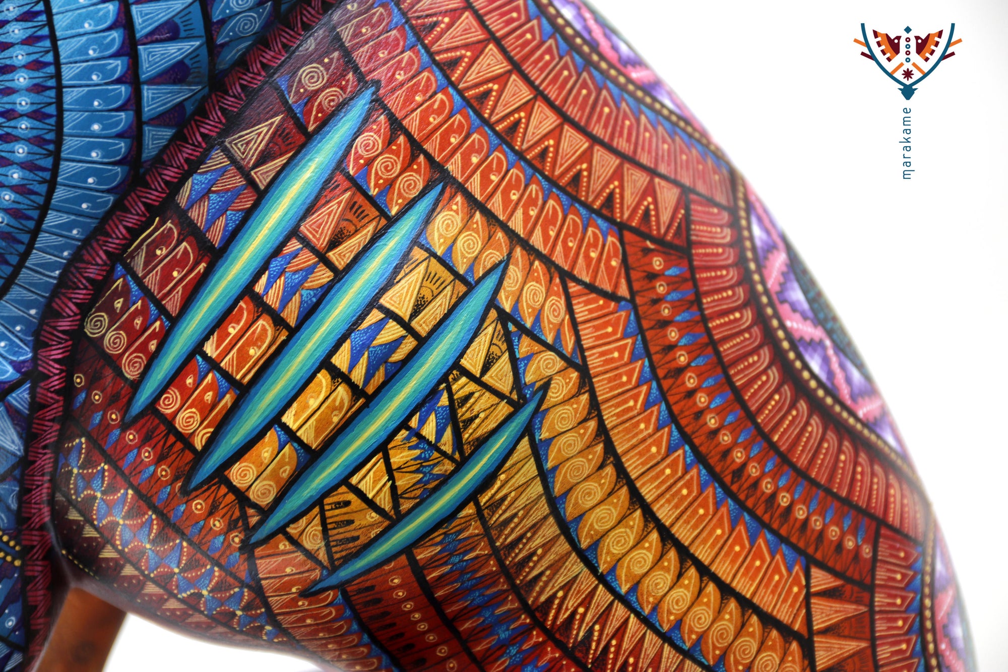 Alebrije - Perro zapoteca en espera - Collar personalizable