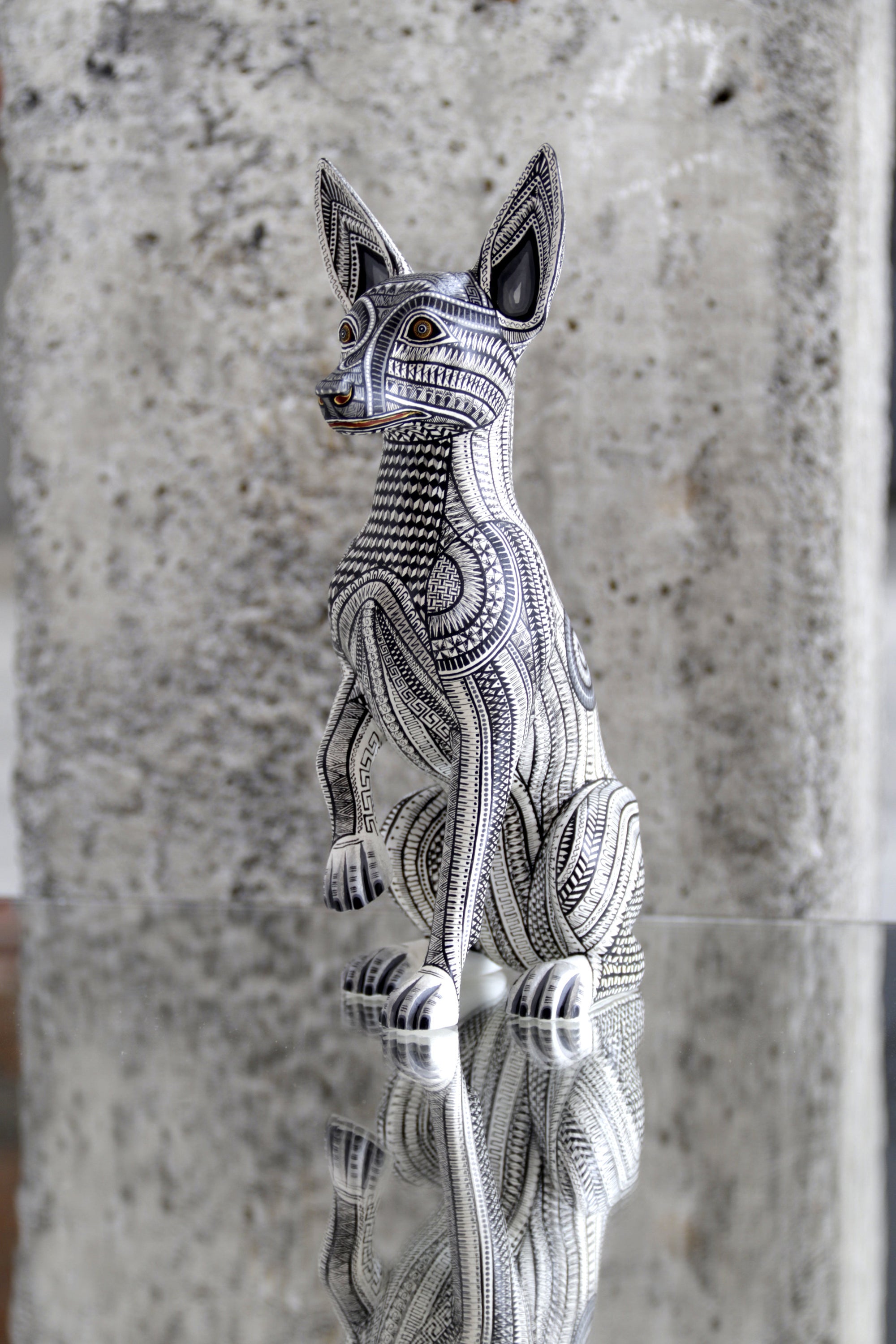 Alebrije - Perrito blanco